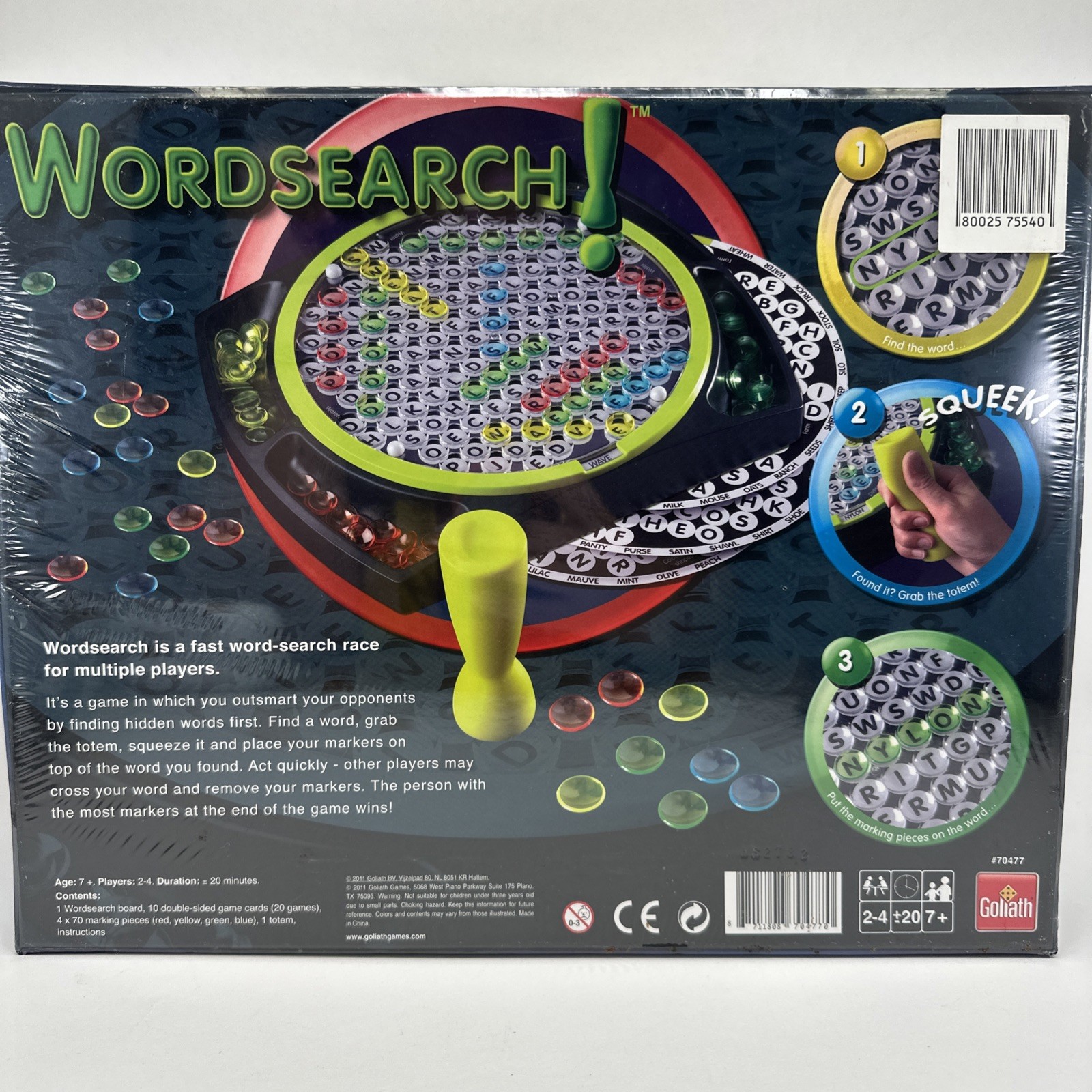Goliath Wordsearch! Multi-Player Word Search Board Game Age 7+ New Sealed