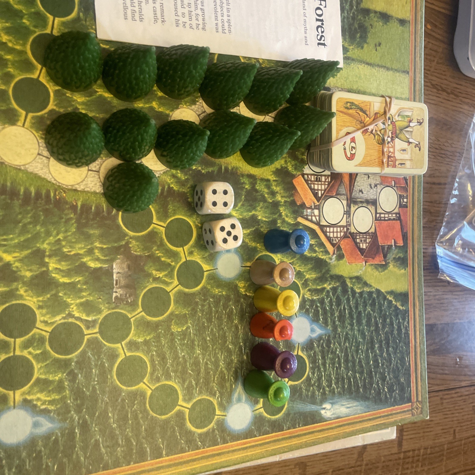 Enchanted Forest board game – 1982 – Made In West Germany First Edition COMPLETE