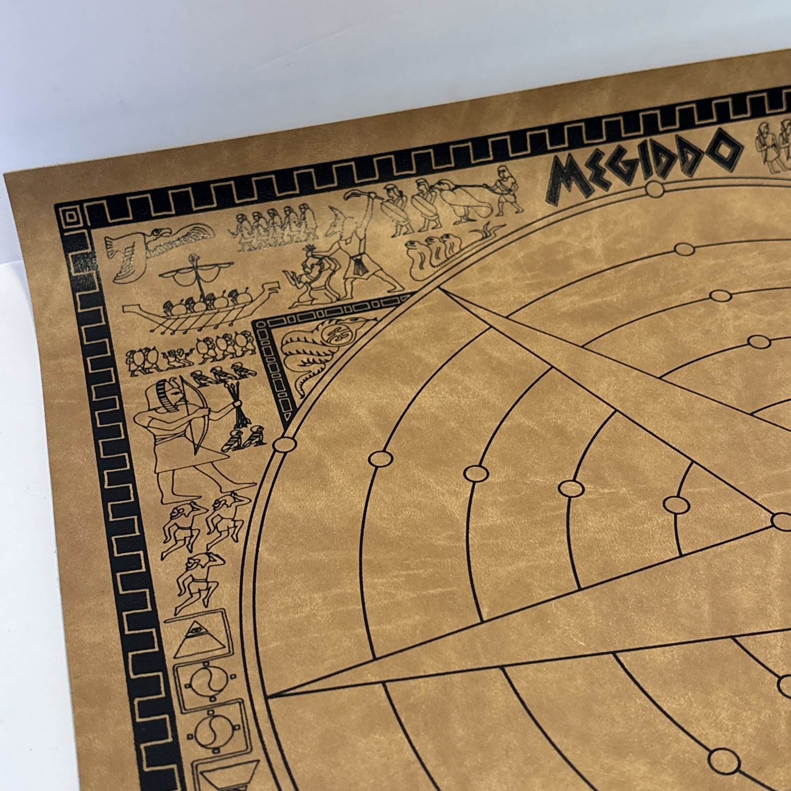 VTG Megiddo Strategy Board Game 1984 Award Winner Complete Tube Abstract Game