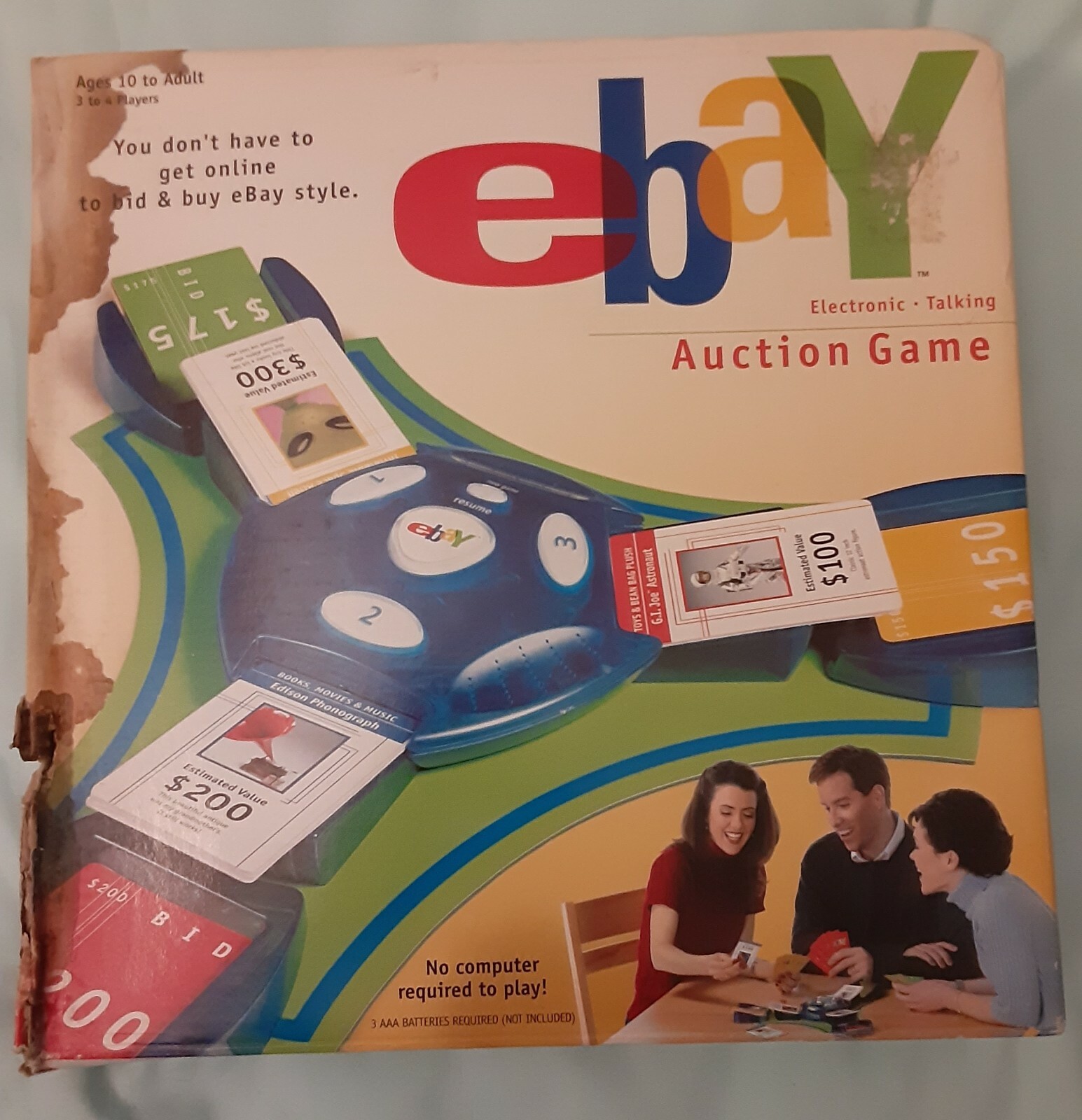 “EBAY ELECTRONIC TALKING AUCTION GAME” 1995 – 2001