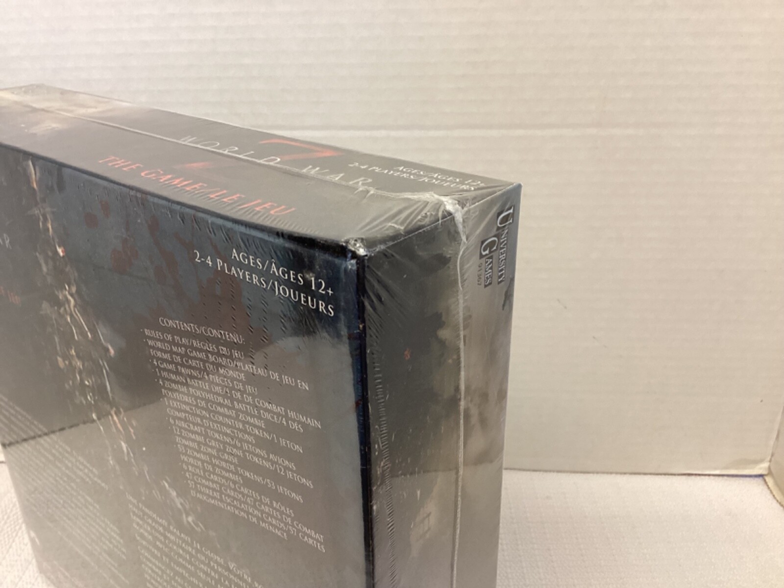NEBW SEALED World War Z Board Game University Games 2-4 Players Ages 12 Up