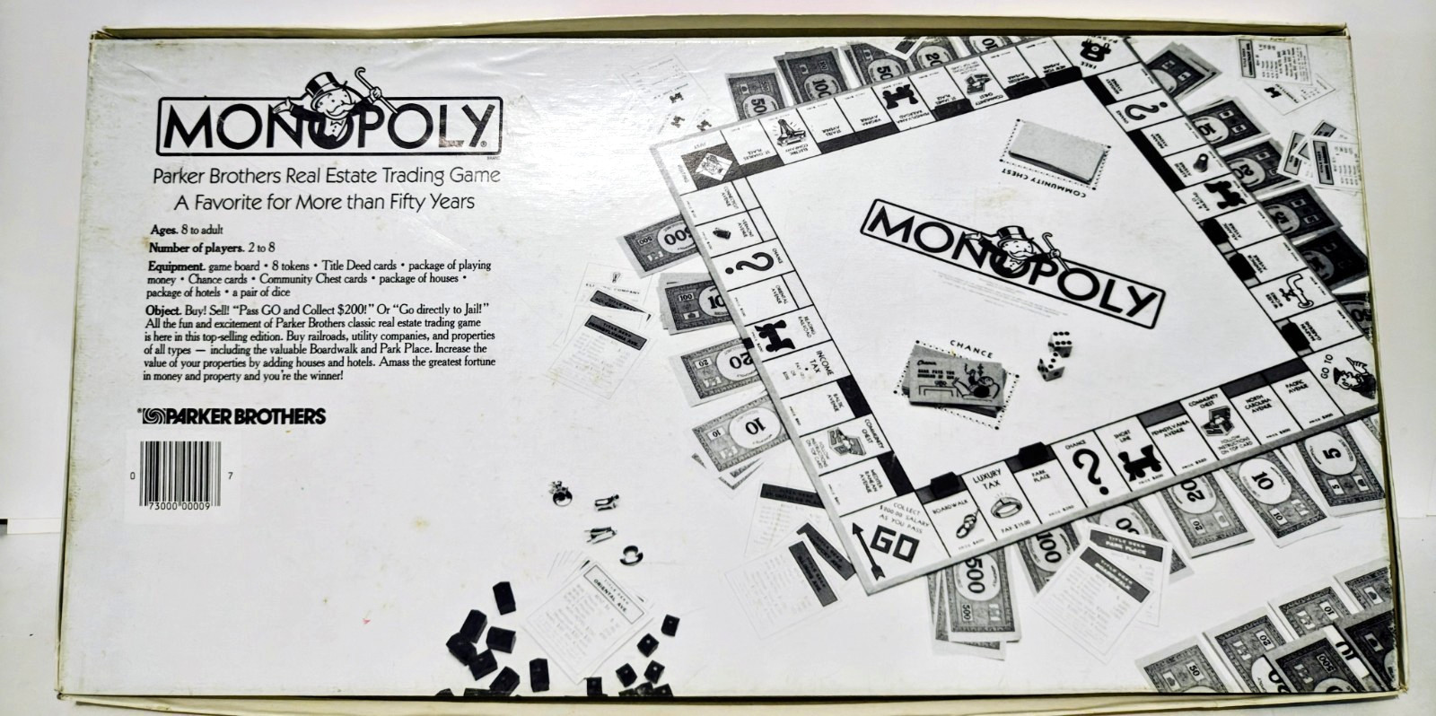 Monopoly – Parker Brothers – Board Game – Complete – Vintage 1994