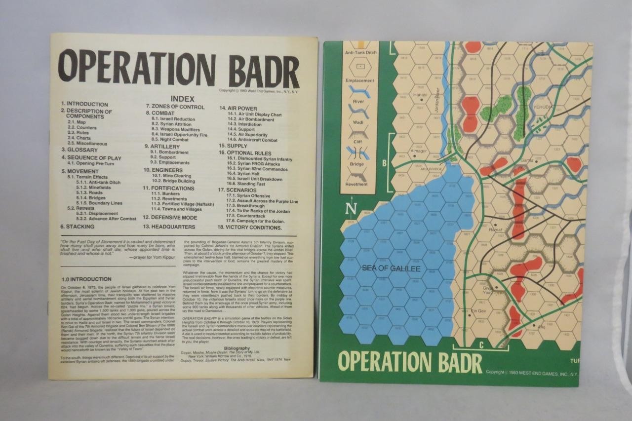 West End Games : Operation Badr – Syrian assault in the Golan, 1973 (UNPUNCHED)