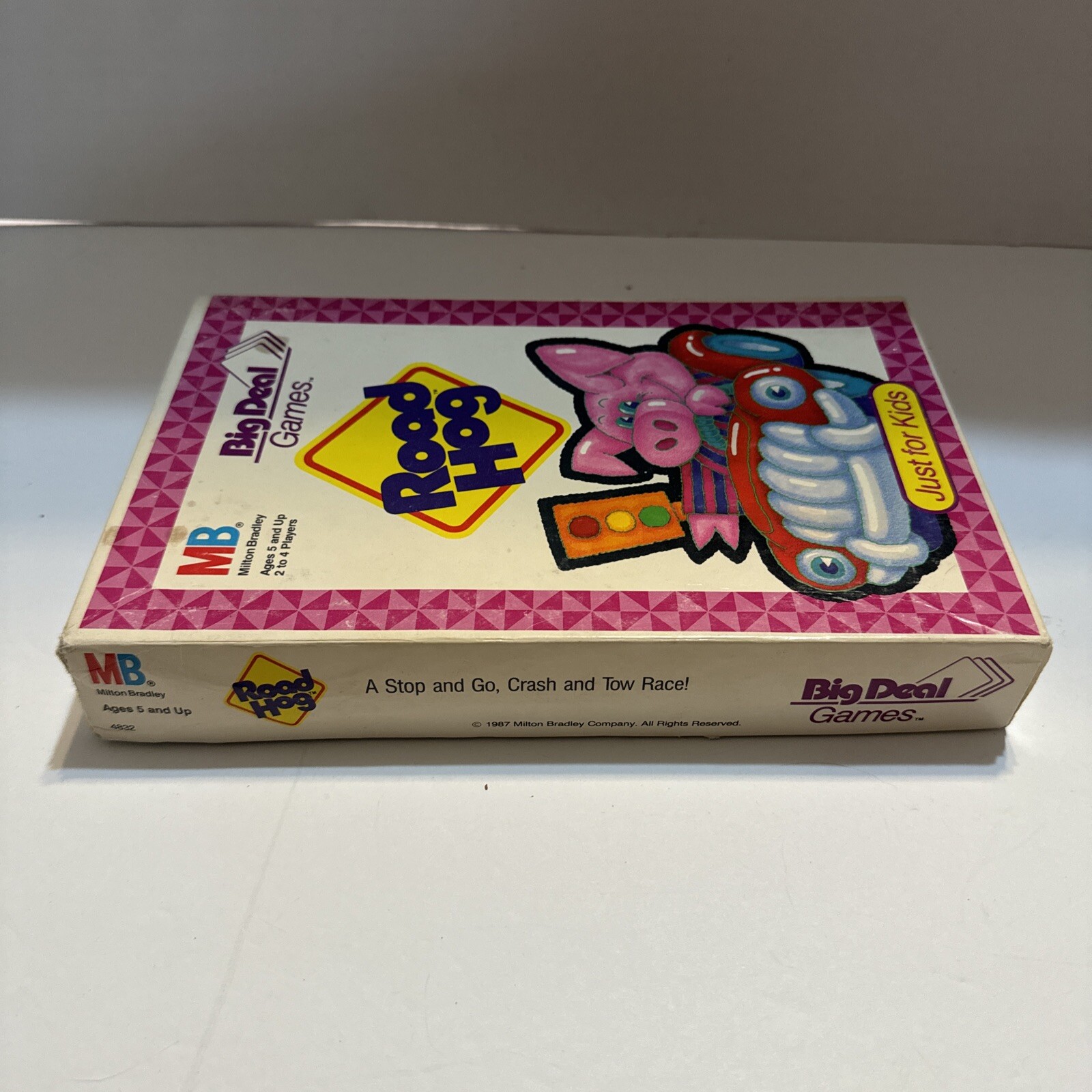 1987 Milton Bradley Kids Game Road Hog Complete Age 5 and up 2-4 Players