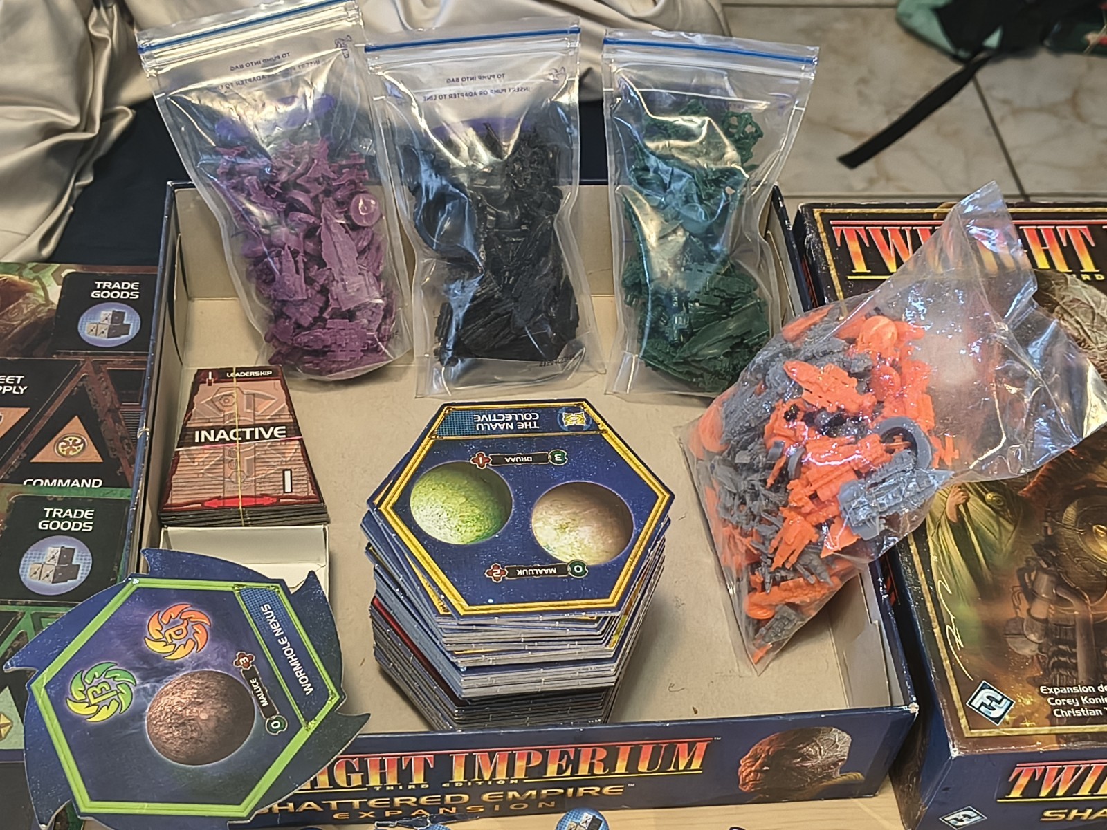Twilight Imperium Third Edition Shattered Empire Expansion Missing A Few items