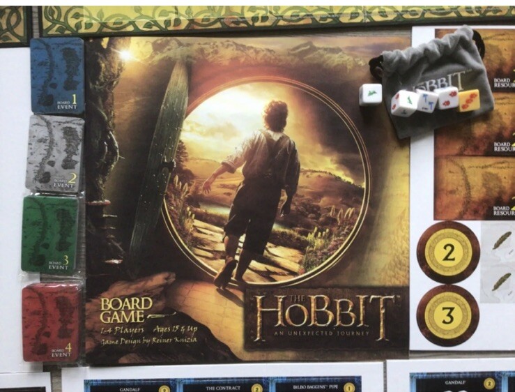 The Hobbit The Desolation of Smaug & An Unexpected Journey Board Game