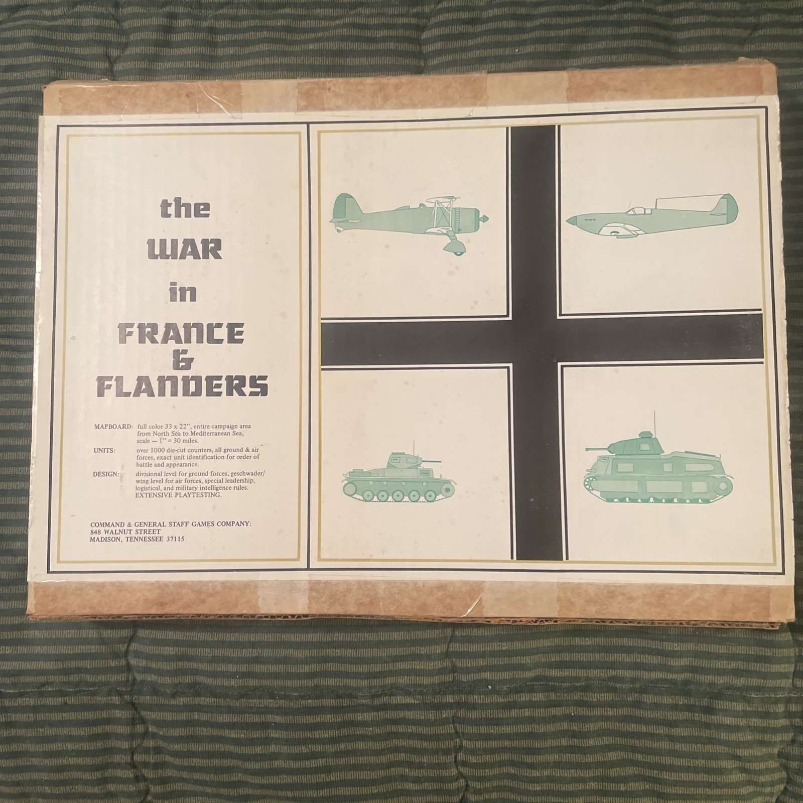 Command And General Staff Company. 1981. The War In France And Flanders. VGC.