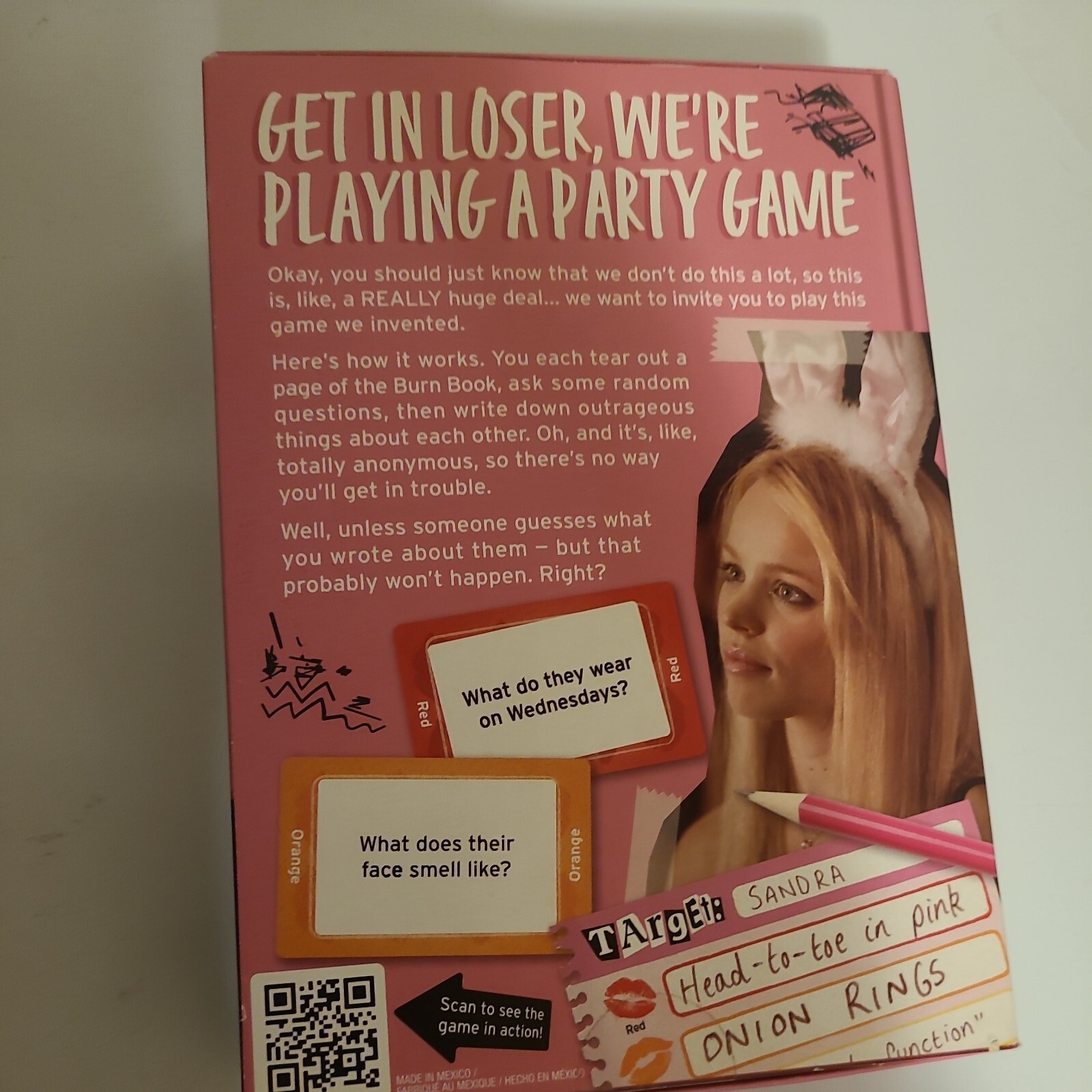 Brand New! MEAN GIRLS Burn Book A Party Game BRAND NEW Board Game TIKTOK