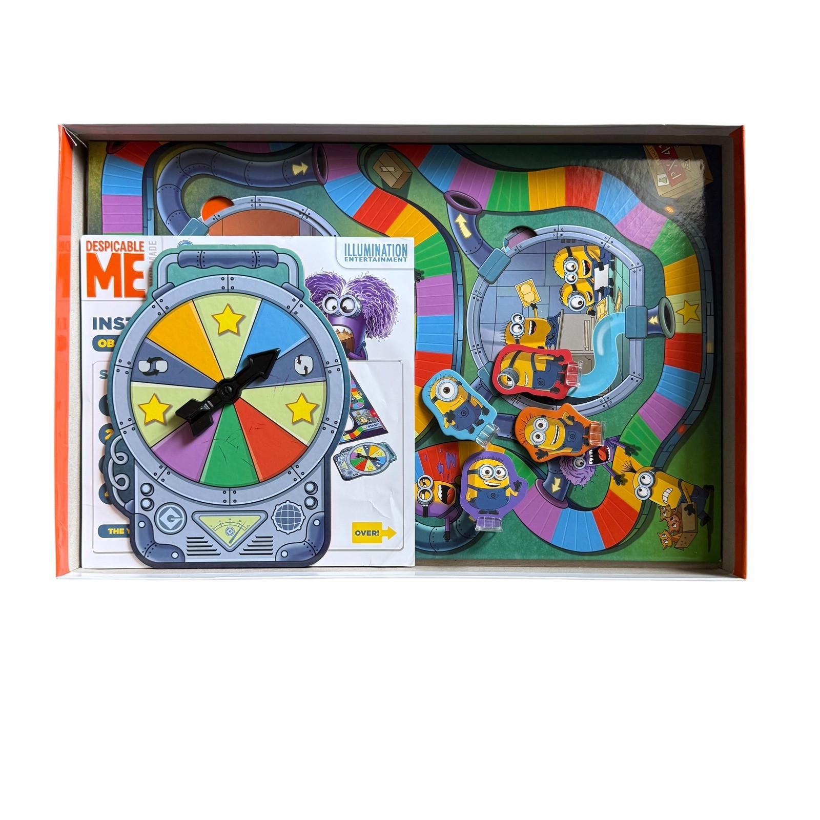Wonder Forge Despicable Me Surprise Slides Board Game Kids Minions Complete Rare