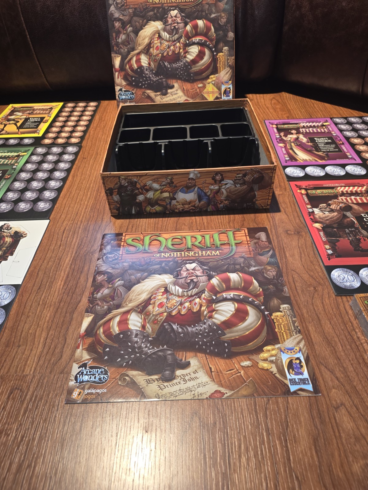 Sheriff of Nottingham Board Game Complete Arcane Wonders Edition In Cards Sealed
