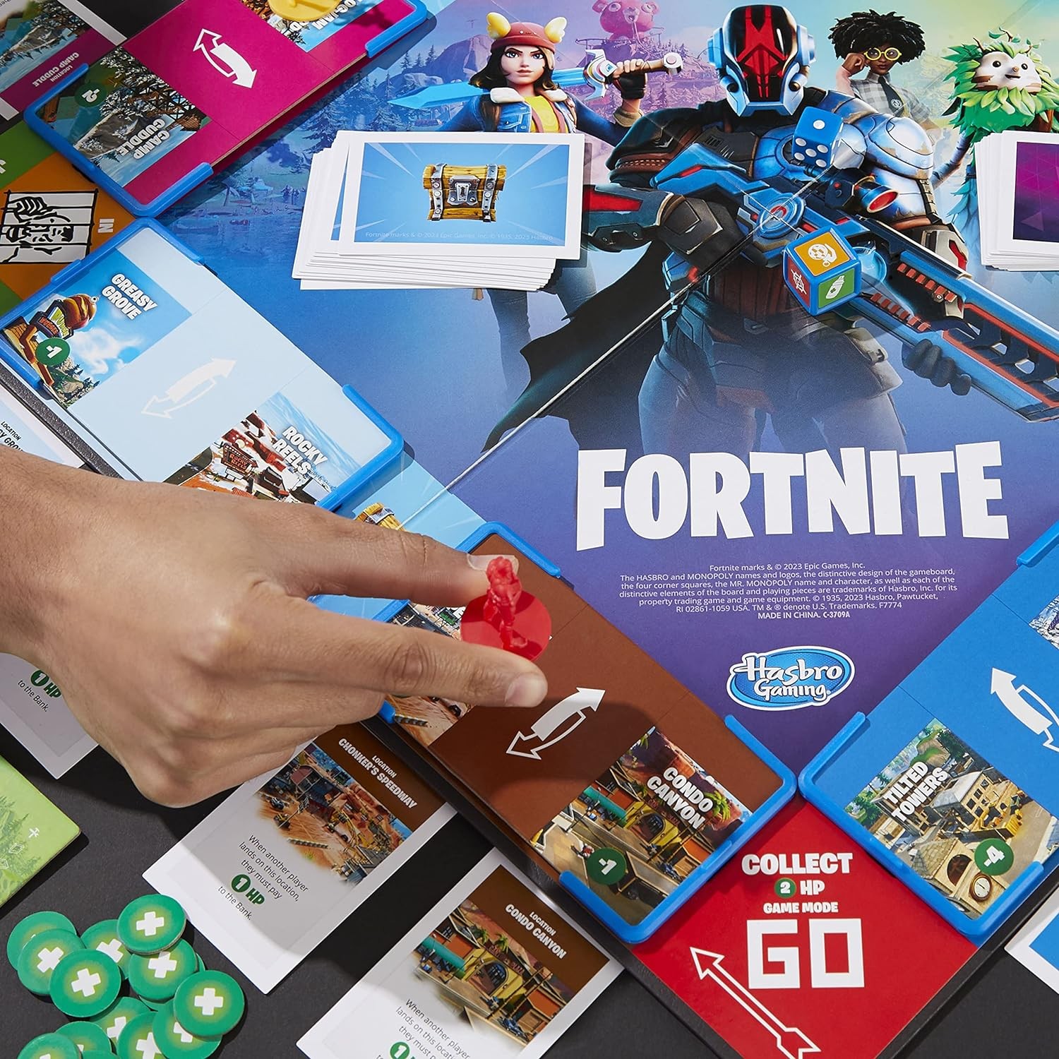 Monopoly Flip Edition: Fortnite Board Game Monopoly Game Inspired by Fortnite