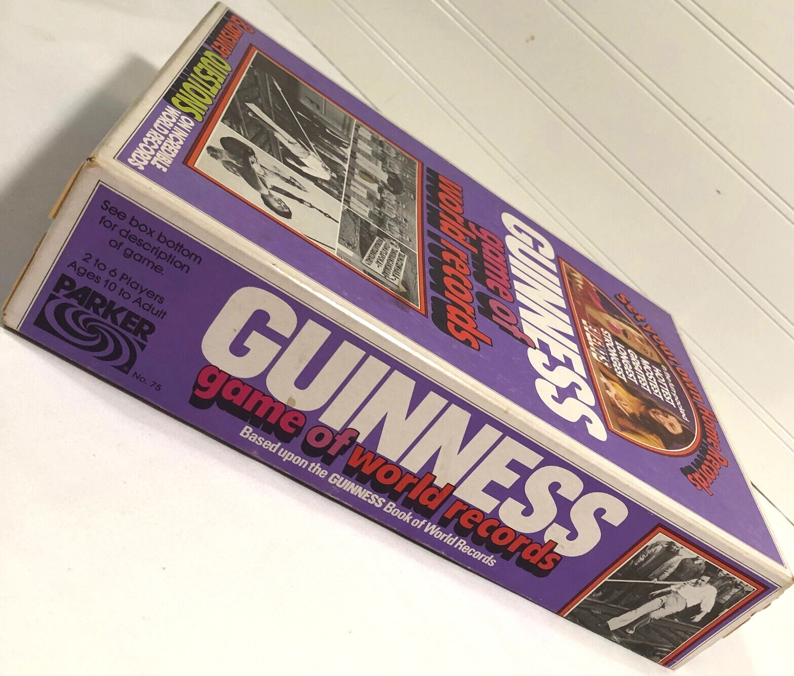 Guinness Game of World Records 1975 VTG Parker Brothers #75 Sterling Publishing
