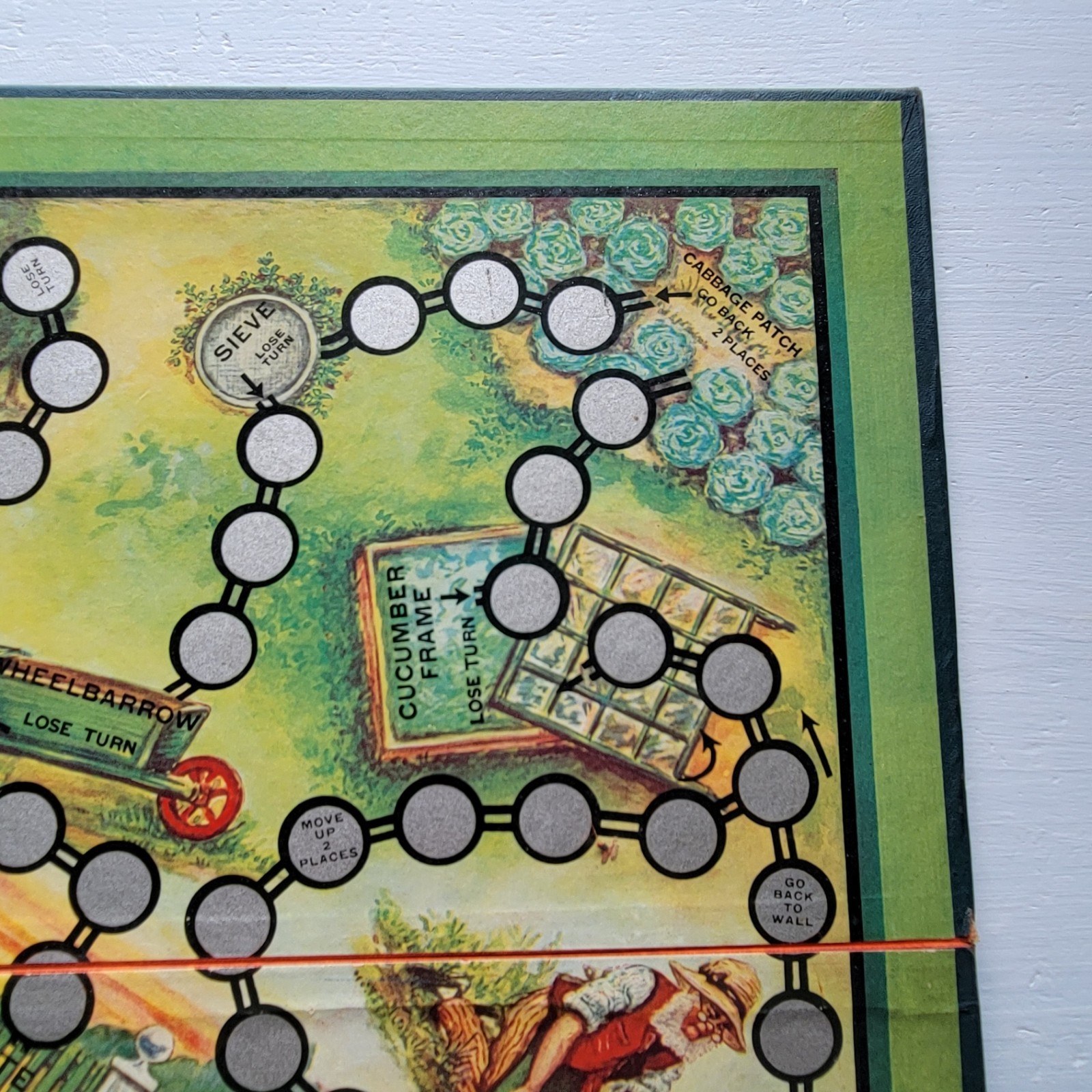 Antique Vintage Peter Rabbit Racing Board Game Sam Gabriel VG