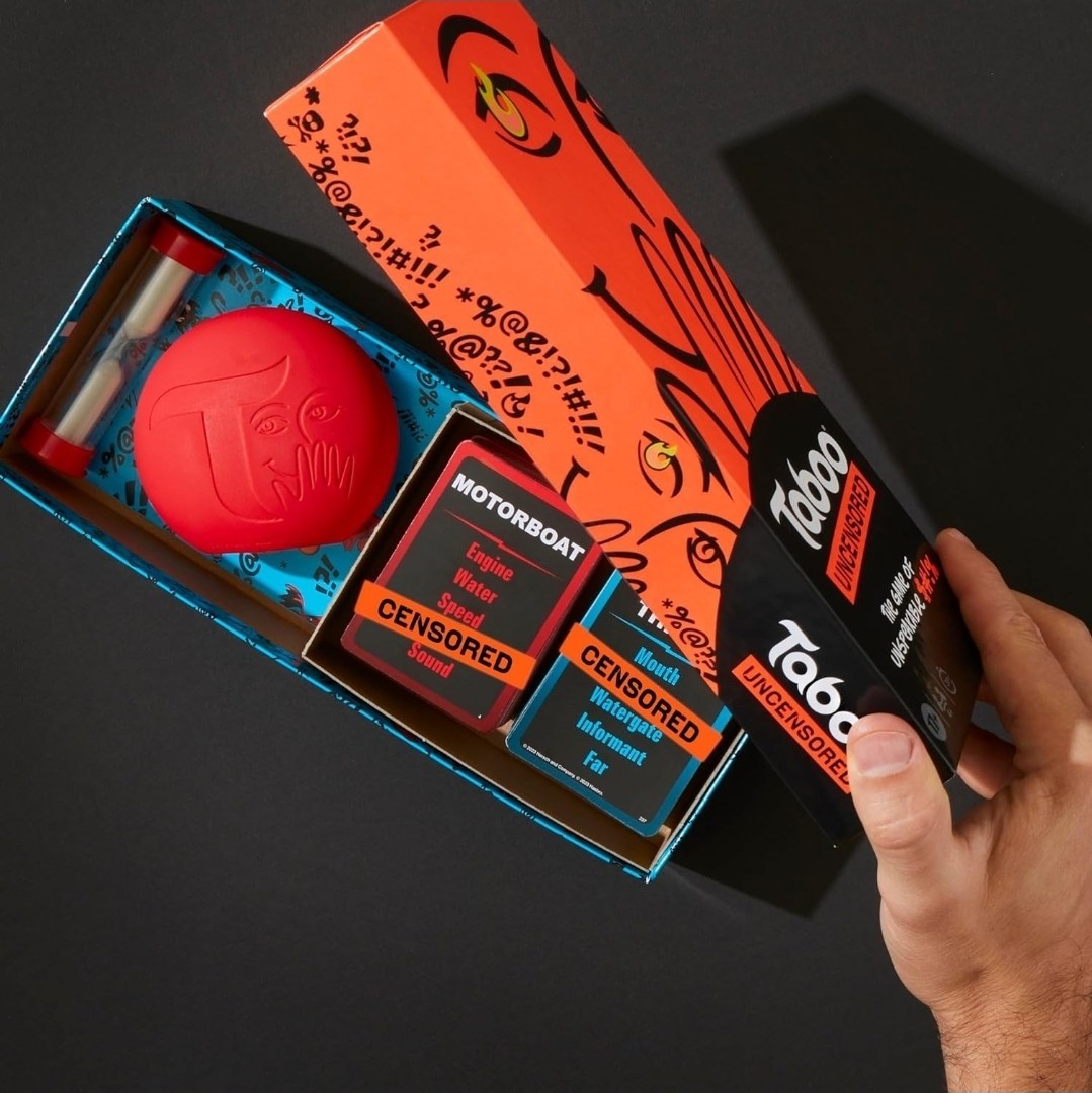 Hasbro Gaming Taboo Uncensored Board Game for Adults Only | Ages 17+ | 4+ Player