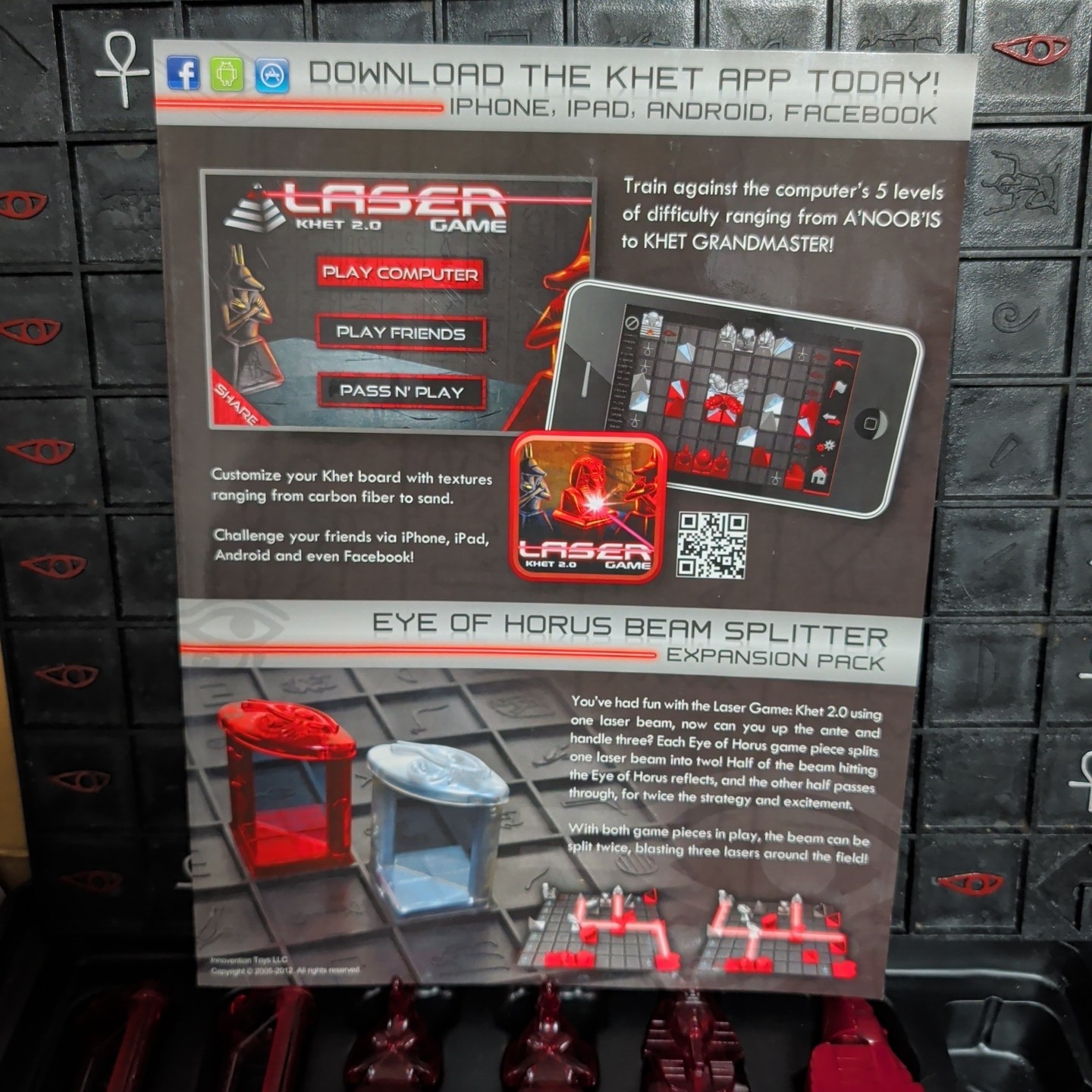 Award Winning Laser Khet 2.0 Game Innovention Toys **COMPLETE**