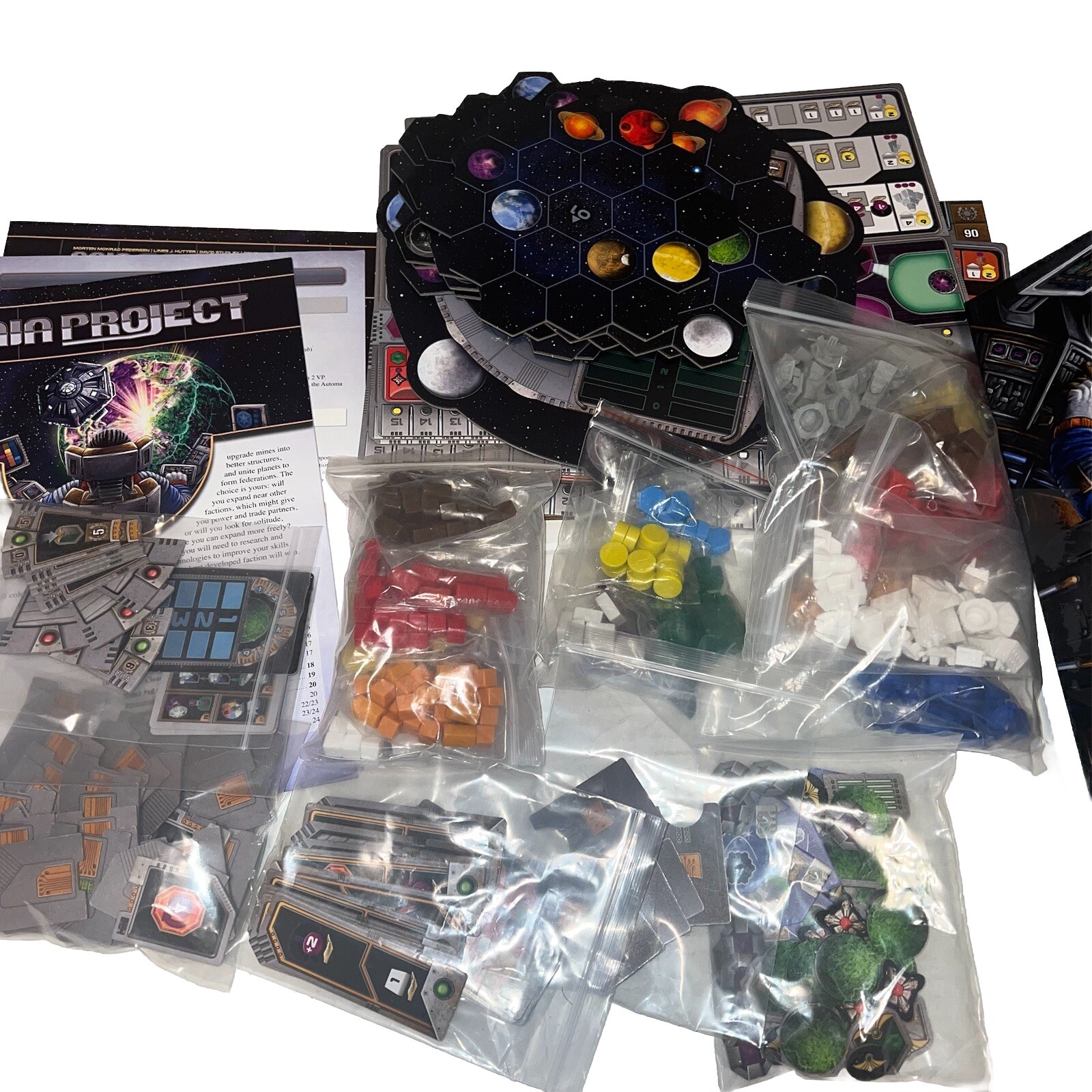 Gaia Project A Terra Mystica Board Game by Z-Man Games Complete Excellent Cond.
