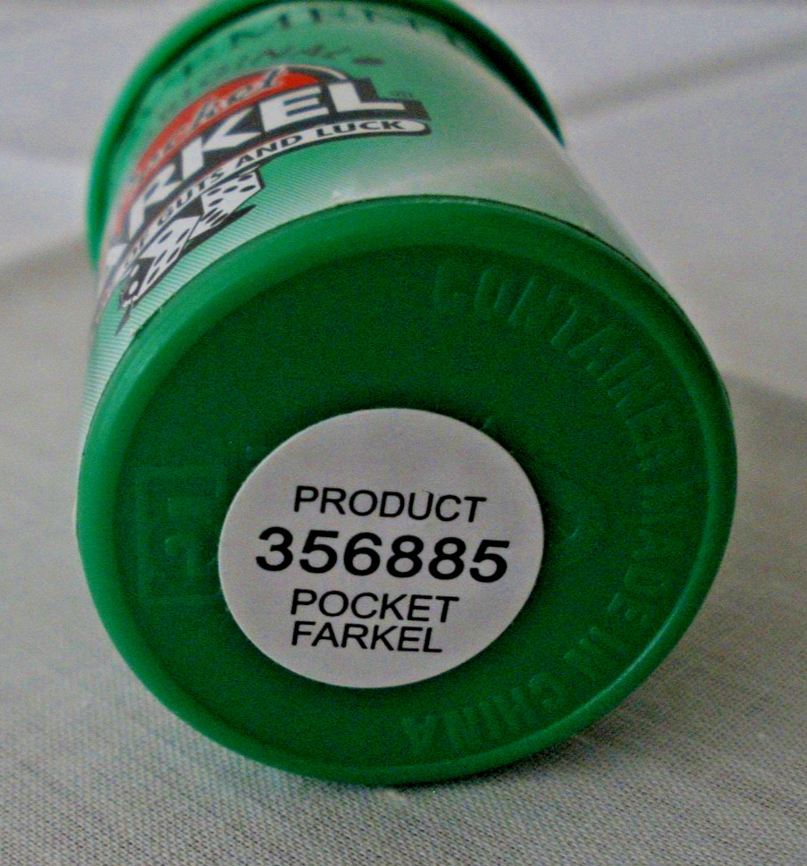 Vintage 1997 IMPROVEMENTS ORIGINAL POCKET FARKEL GAME Luck and Guts Game RARE