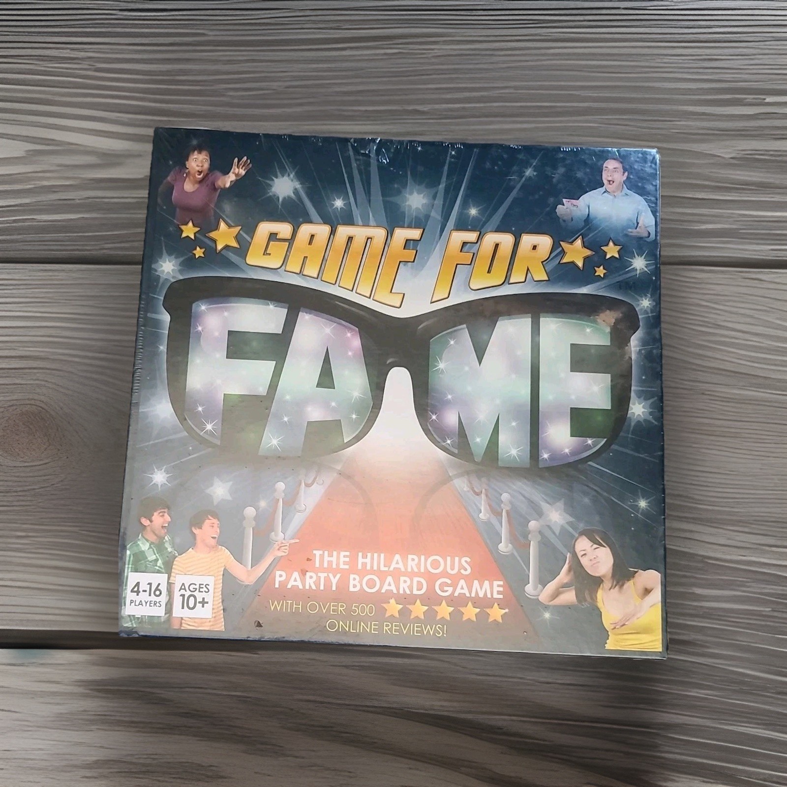 Game For Fame The Hilarious Party Board Game Ages 10+ 4-16 Players NEW Sealed