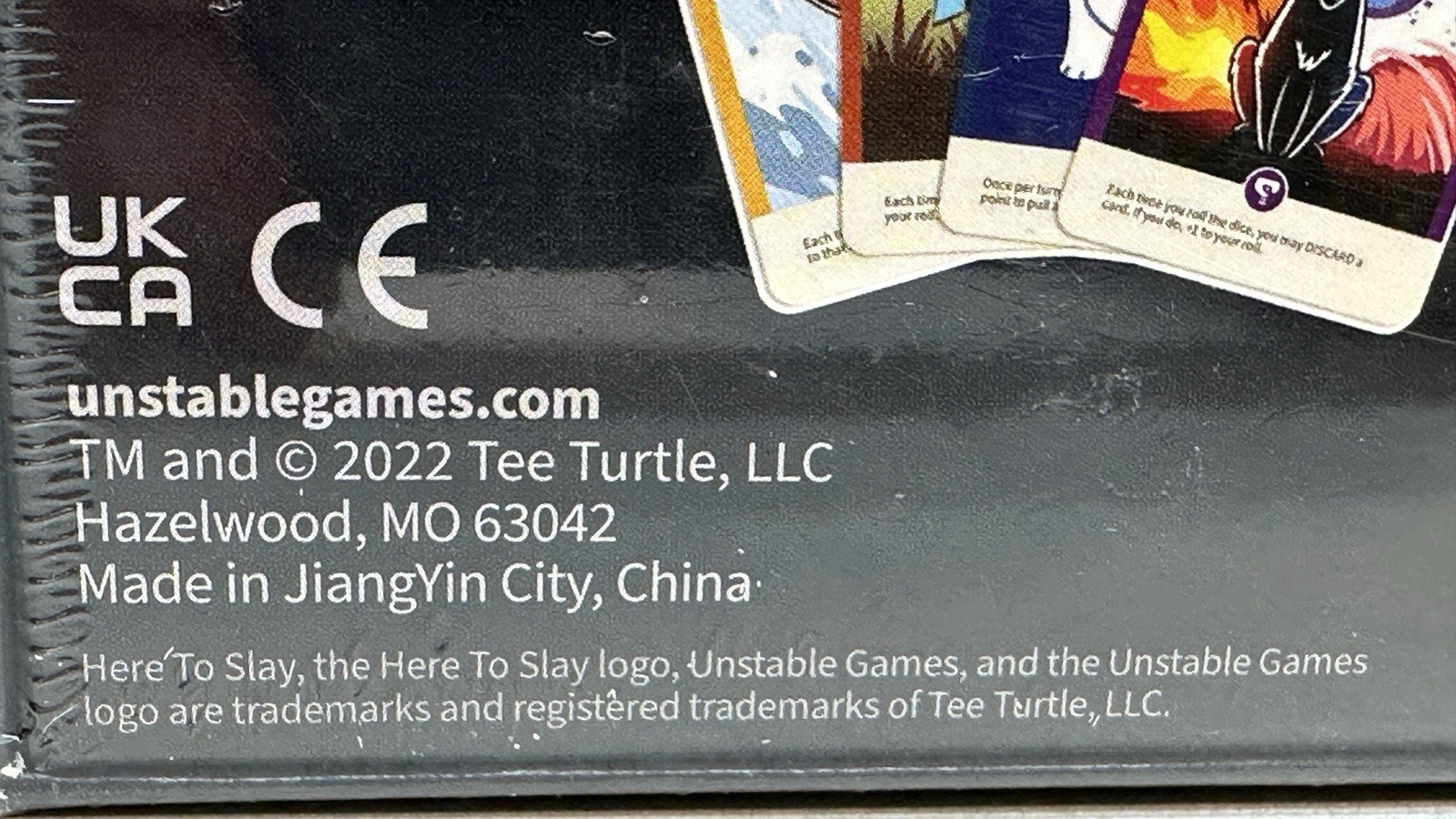 Unstable Games Here To Slay Base Game Adventure Dice Rolling Card Game Sealed