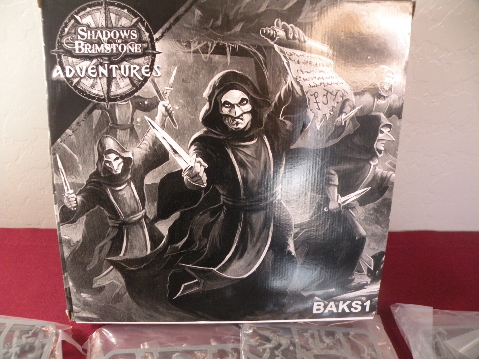 Shadows of Brimstone Kickstarter BAKS1 box Valhalla & Serpent Kings expansions