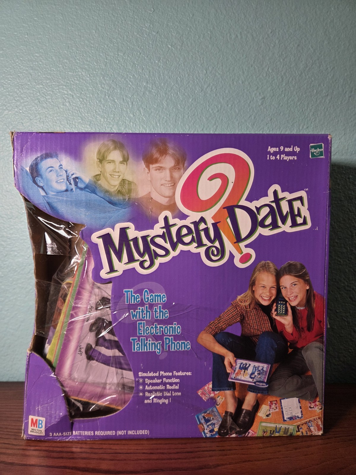 Mystery Date Electronic Talking Phone Game 2000 Missing One Card Holder