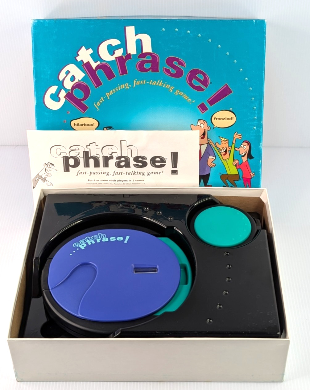 Catch Phrase Board Game 100% Complete 1994 Vintage Timer Tested & Works