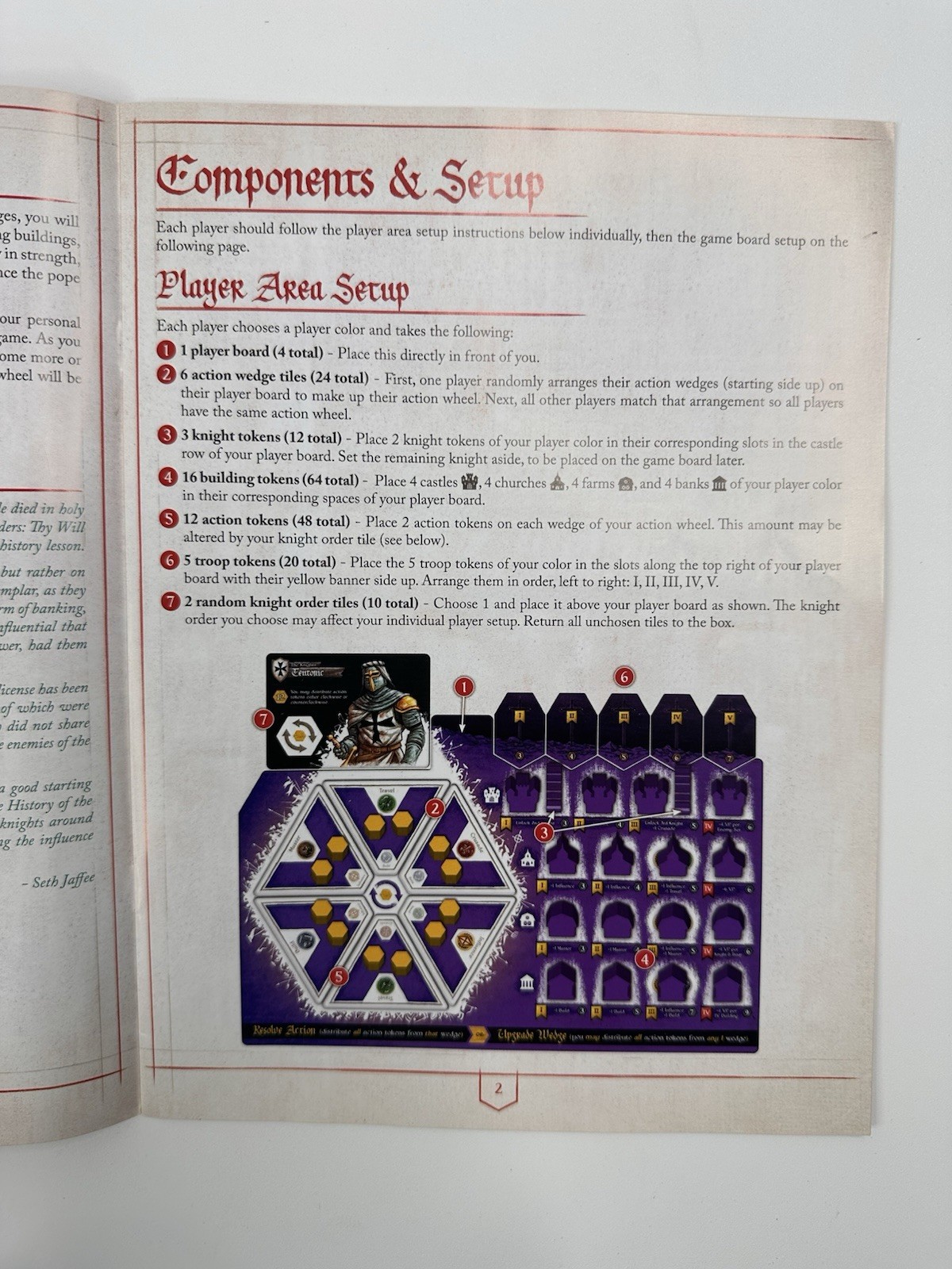 CRUSADERS THY WILL BE DONE BOARD GAME TASTY MINSTREL GAMES SETH JAFFEE 2017