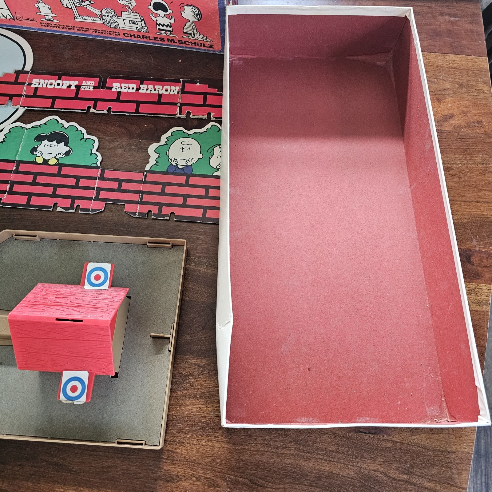 1970 Milton Bradley Snoopy and the Red Baron Skill and Action Game