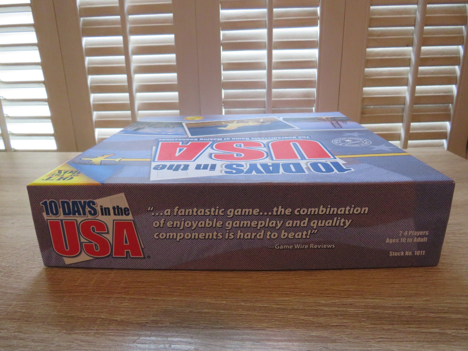 10 DAYS In The USA Board Game of Making Connections by OUT OF THE BOX ~ Complete