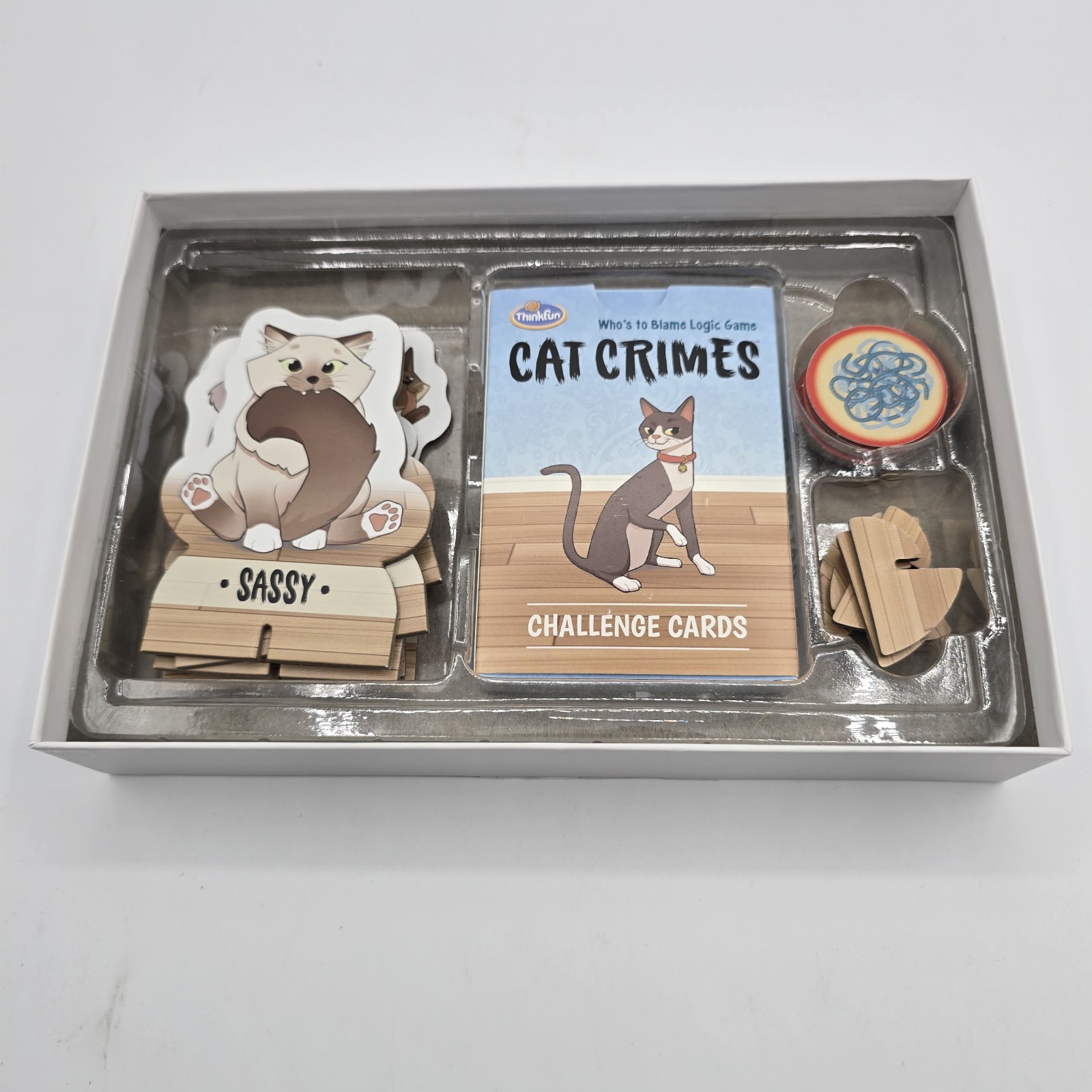 Cat Crimes Who’s to Blame Logic Game Thinkfun Problem Solving Challenges Mystery