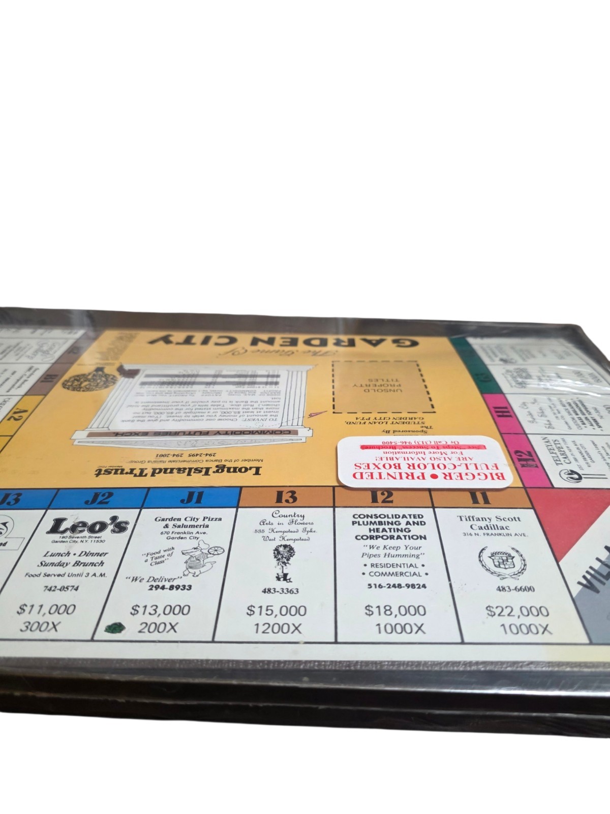 Vintage Wheeler Dealer Garden City Board Game Sealed Long Island NY Very Rare!