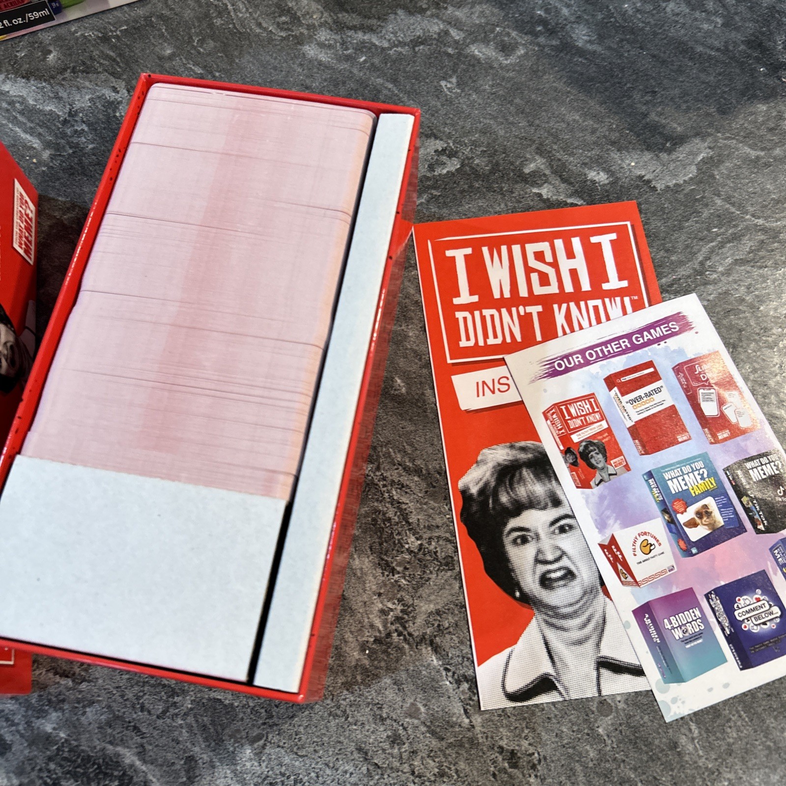 I Wish I Didn’t Know! The Filthy Trivia Adult Party Card Game What Do You Meme?