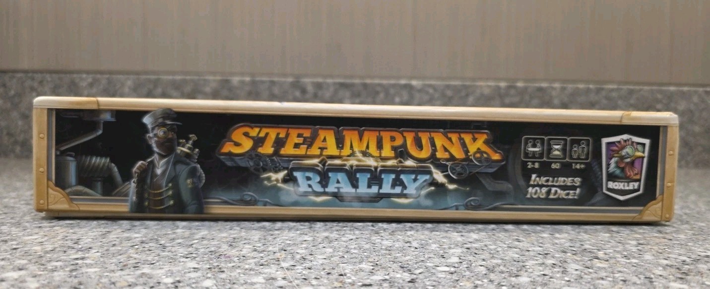 Steampunk Rally Board Game Build Fantastical Machine ROX200 2014 Roxley Complete