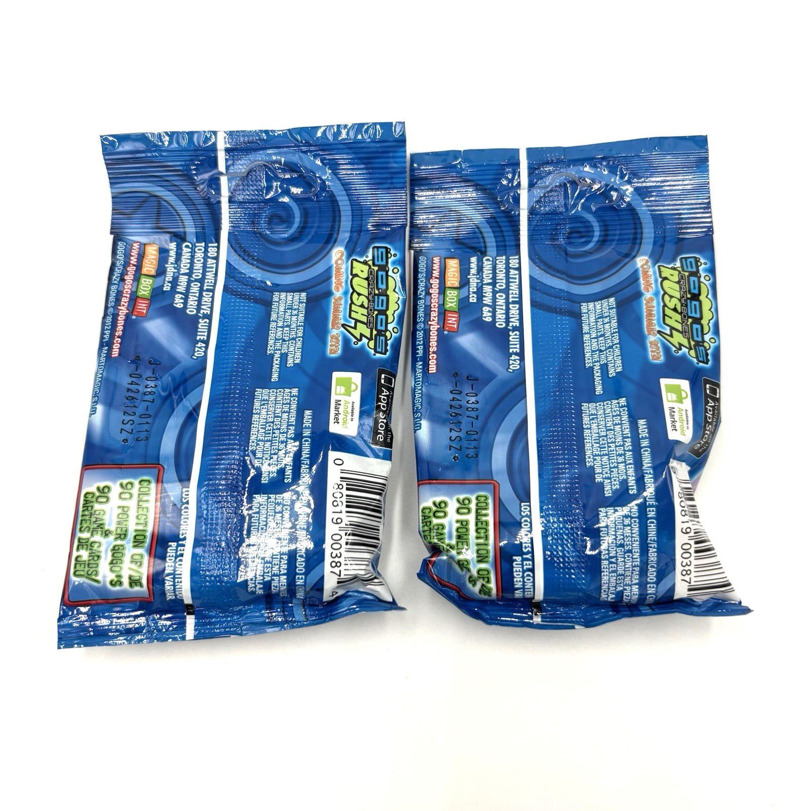 2 Sealed Series 4 Power Packs of Gogos Crazy Bones