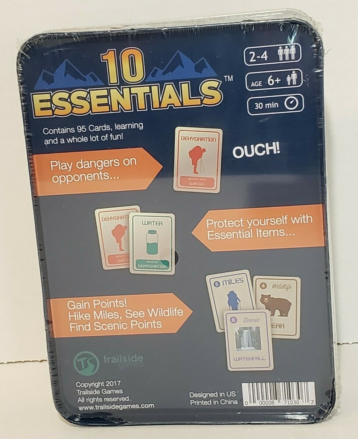 10 Essentials : A Fast-Paced Card Game To Prepare For The Wild! – 95 Cards – NEW