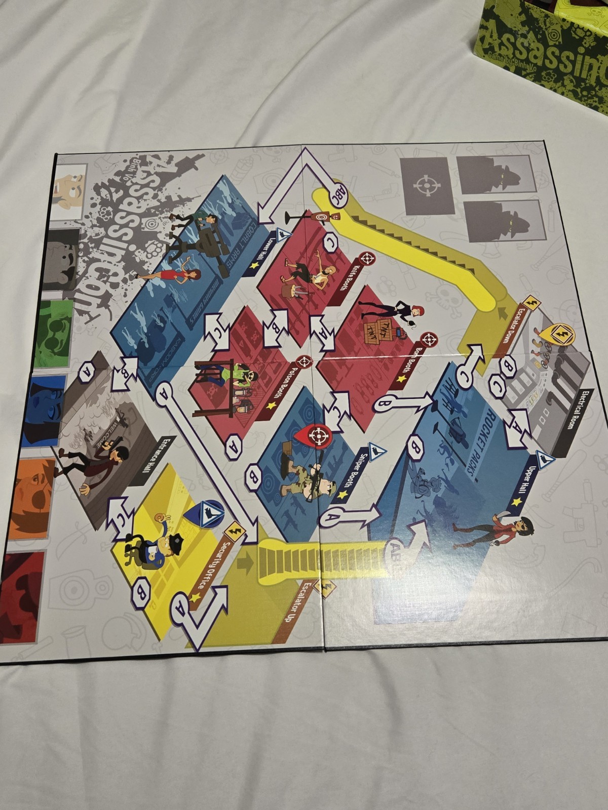 Mayday Games AssassinCon Cloak And Dagger Board Game Strategy Skill