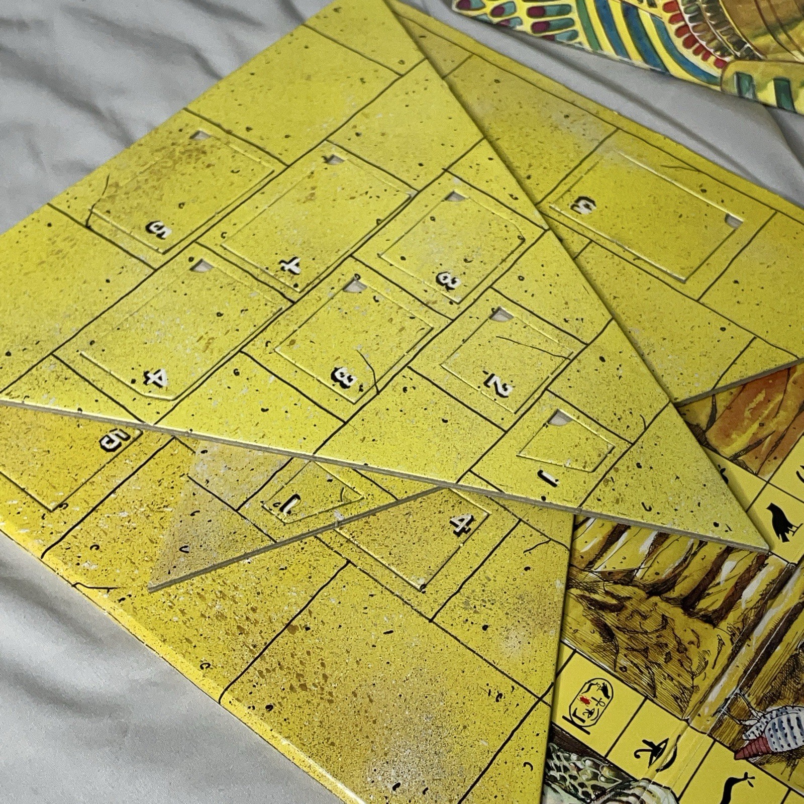Vintage 1990 Aristoplay Pyramids & Mummies Board Game Replacement Pieces Set