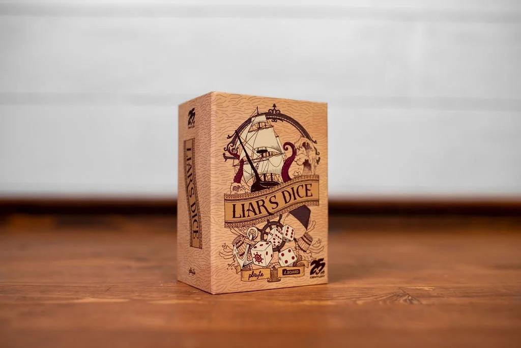 Liar’s Dice, Famous Fast Paced Bluffing Dice Game for 2-6 Players