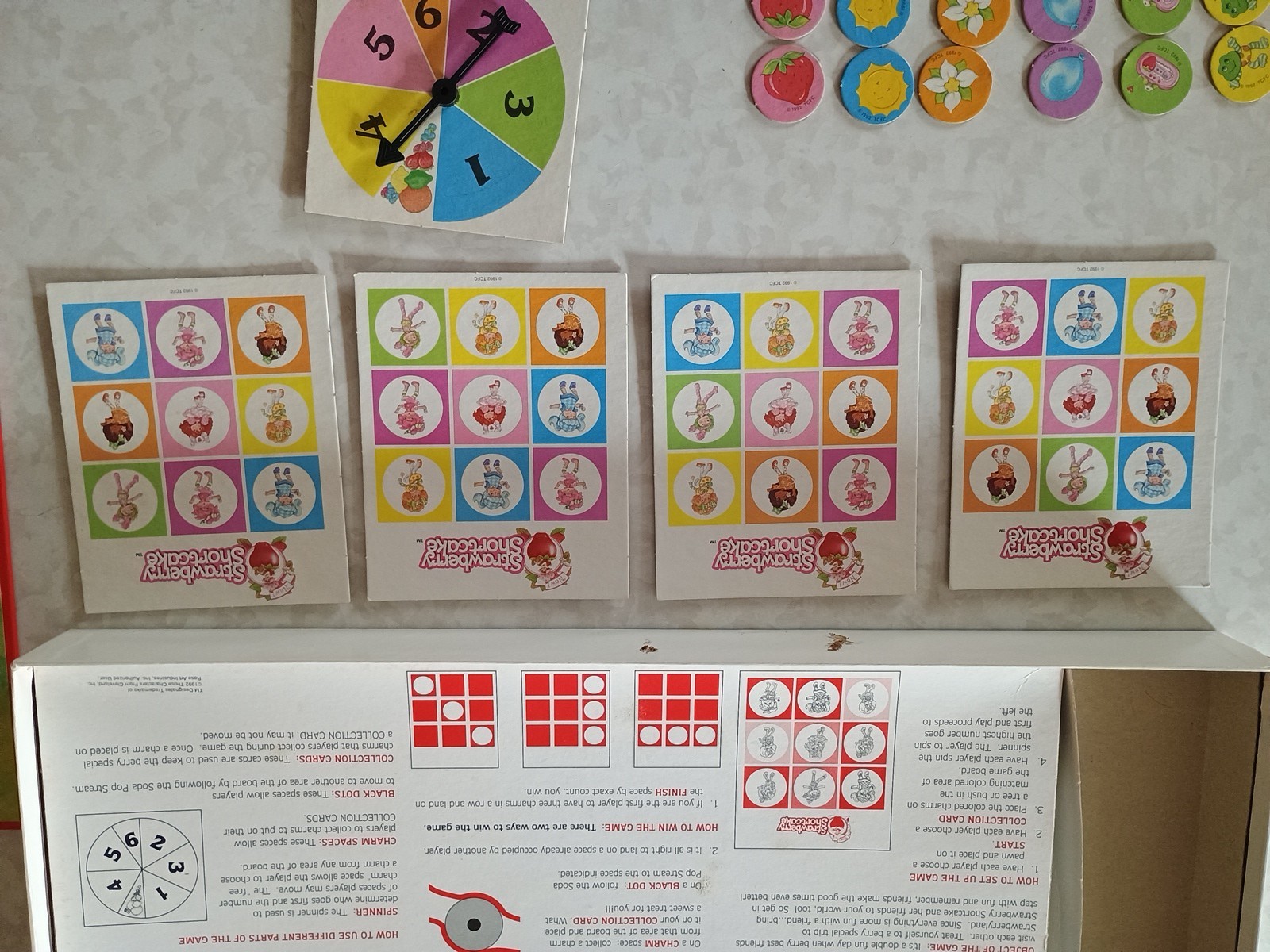 Vintage Strawberry Shortcake Strawberryland Game 1992 RoseArt – Complete!