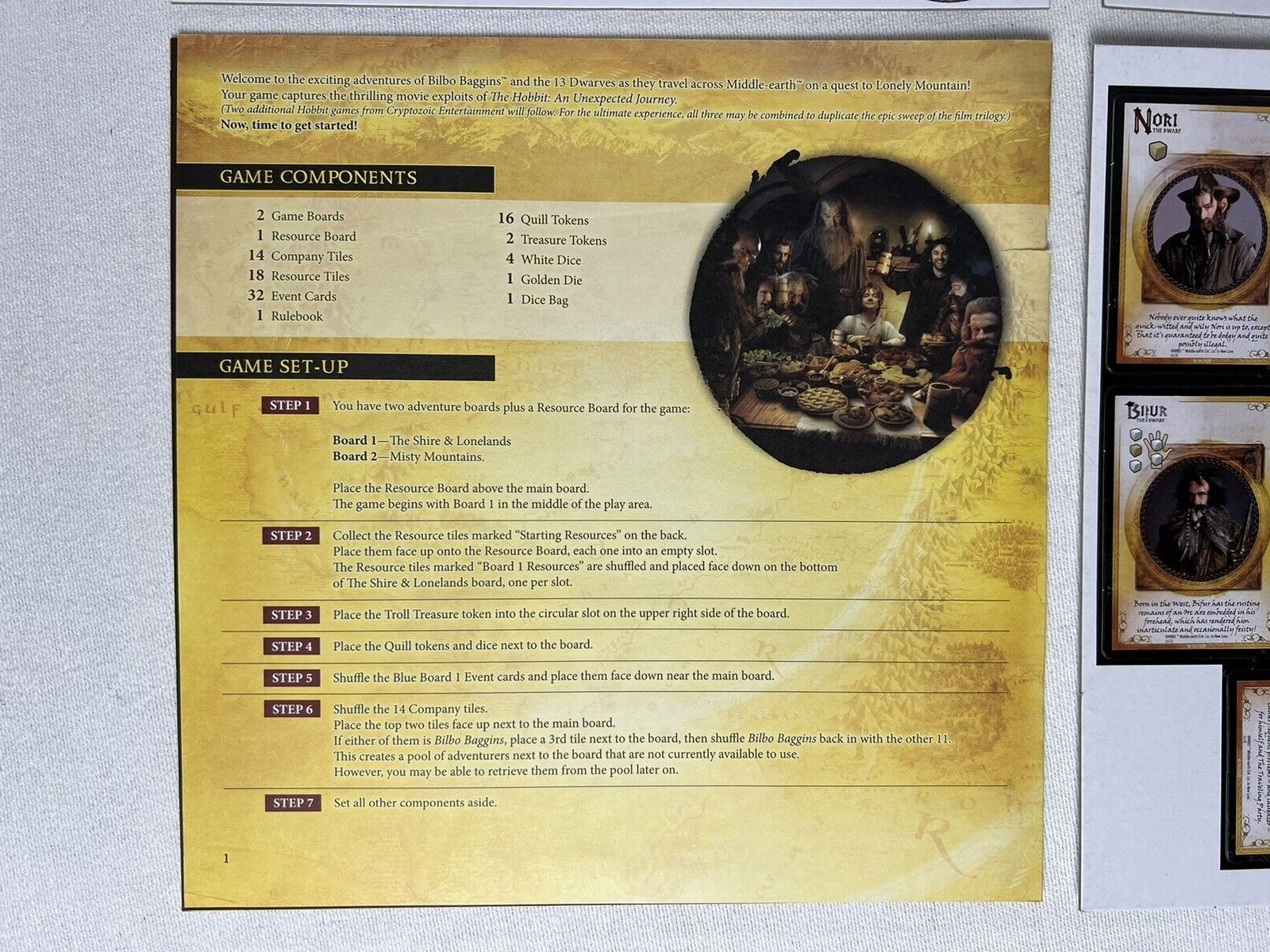 THE HOBBIT An Unexpected Journey, 2013 Cryptozoic Entertainment, COMPLETE