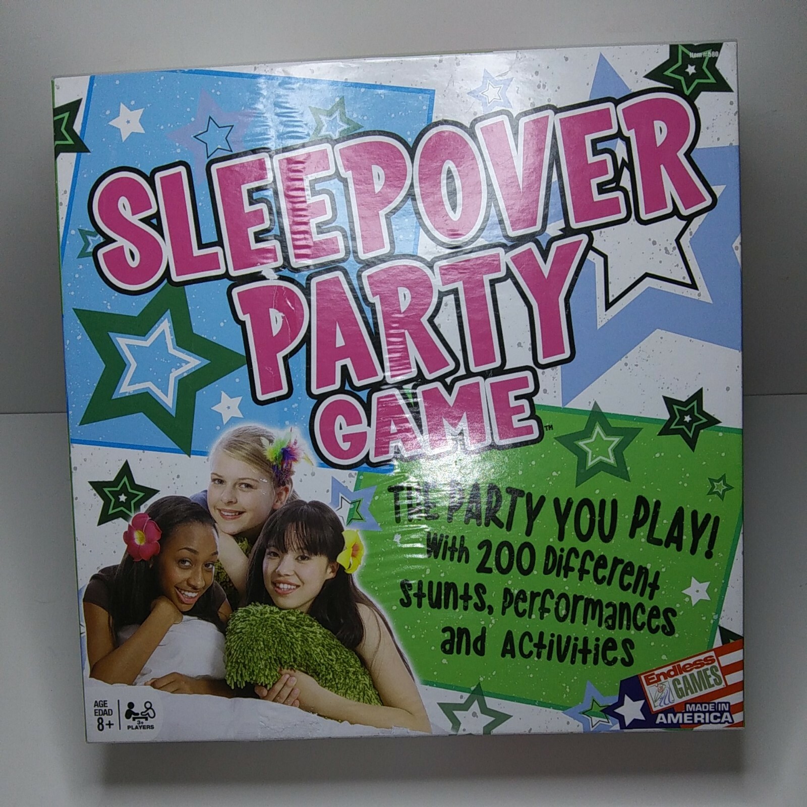 2014 Gigglicious Endless Games, ” Sleepover Party Game” Ages 8 + 3+ Players