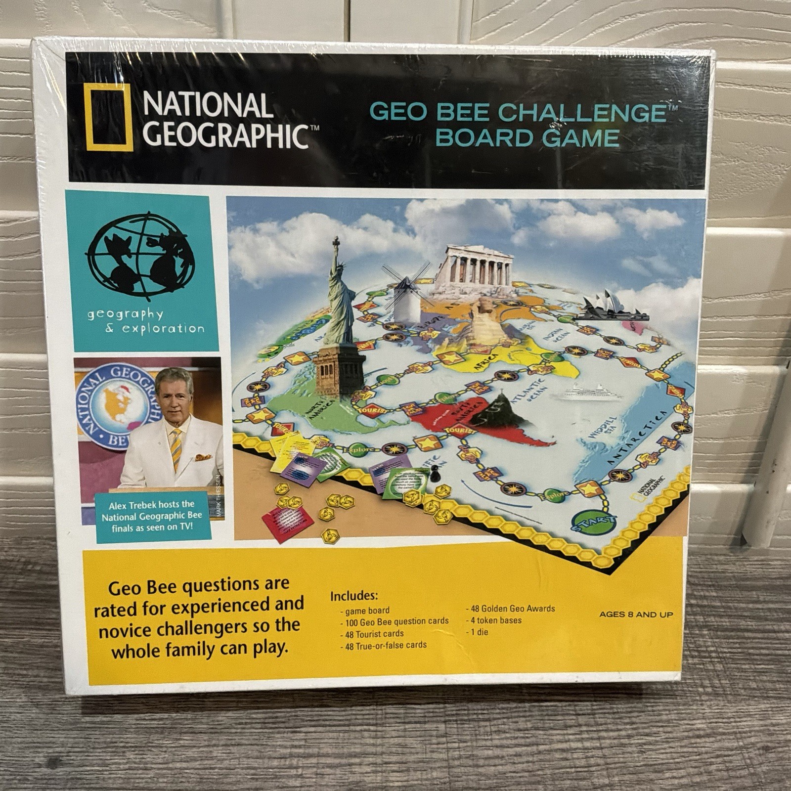 NATIONAL GEOGRAPHIC- Geo Bee Challenge Board Game 2003 Factory Sealed