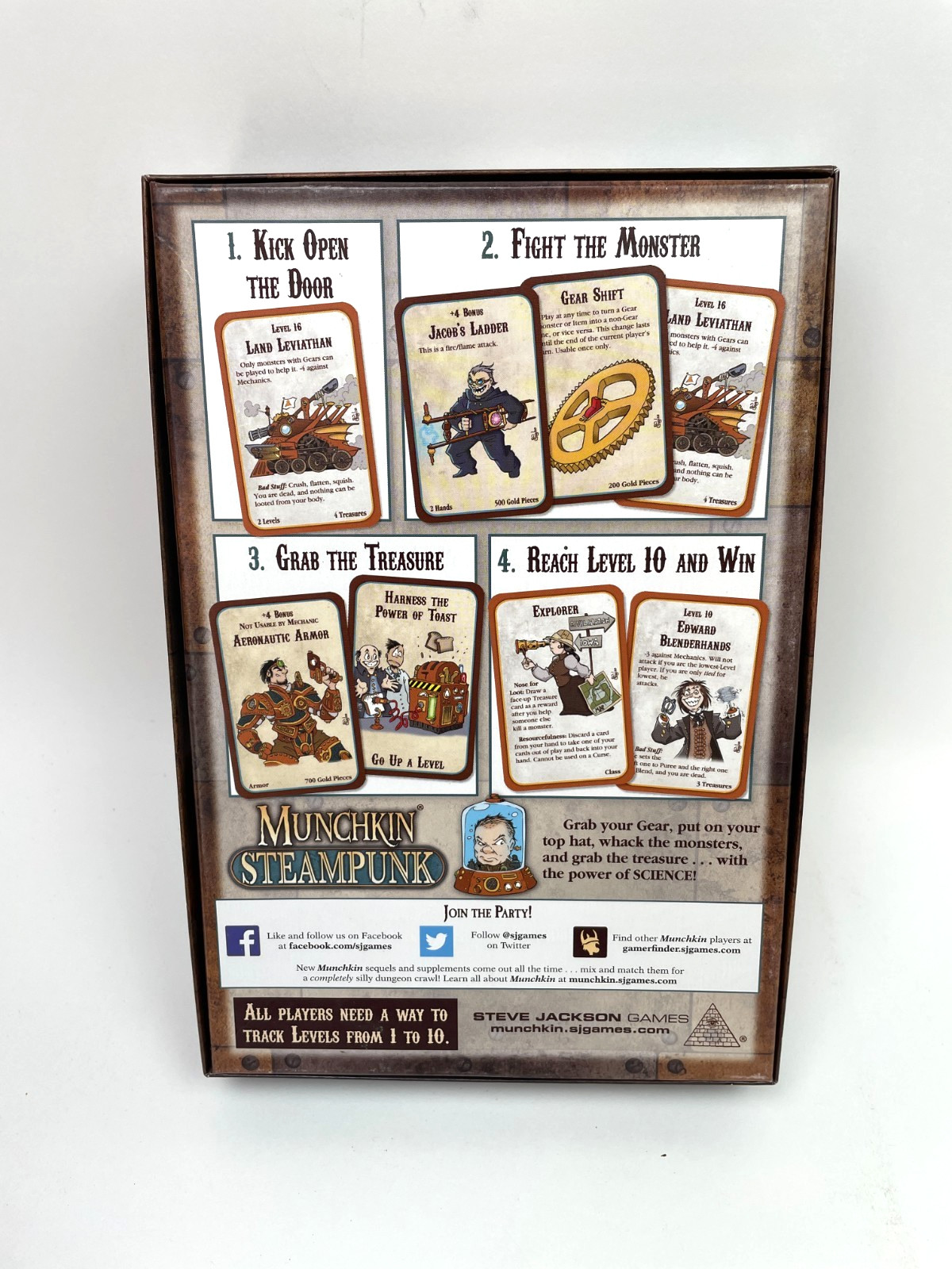 Munchkin Steampunk Card Game by Steve Jackson