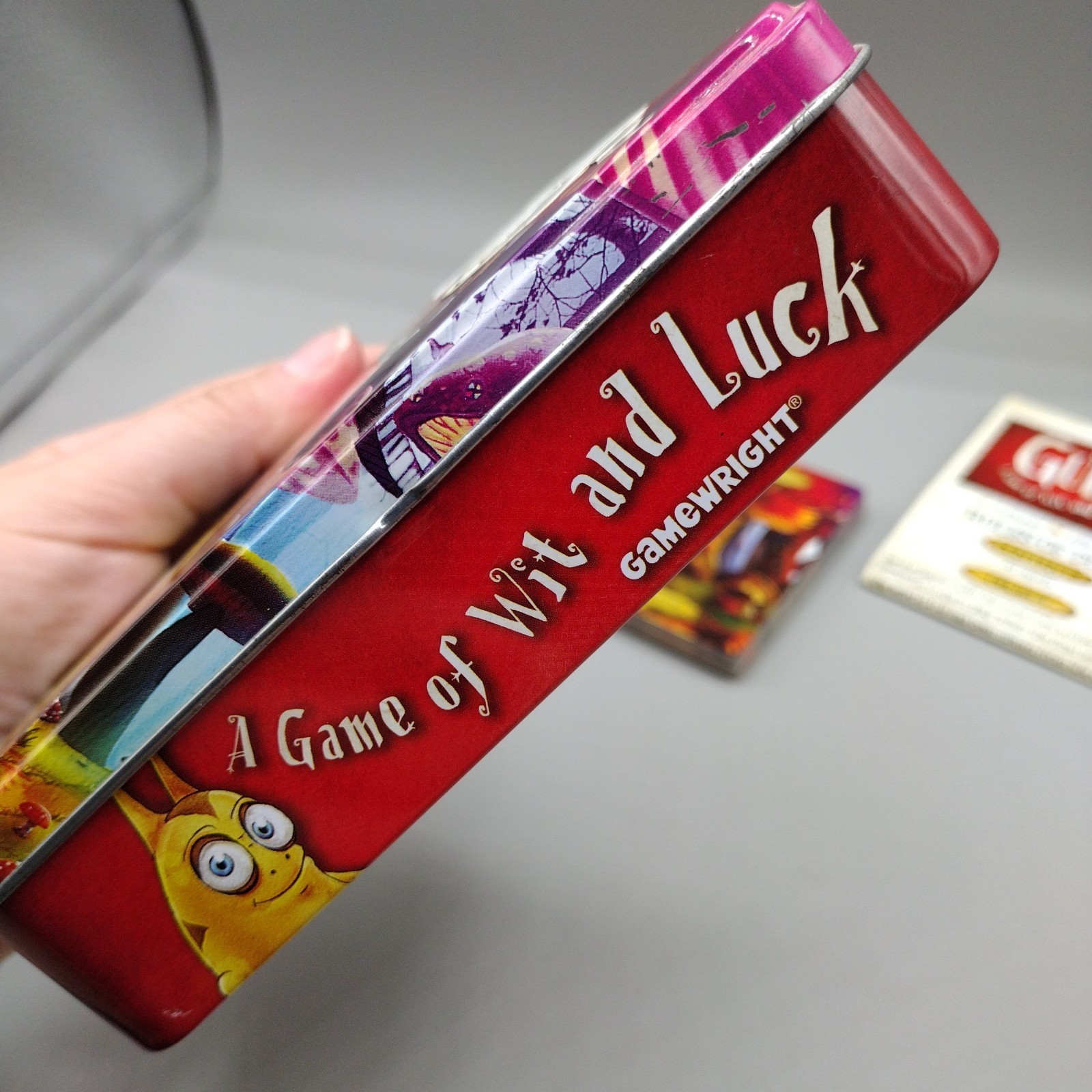 Gamewright Gubs A Game of Wit & Luck Card Game Tin 100% Complete w/ Rules 2011