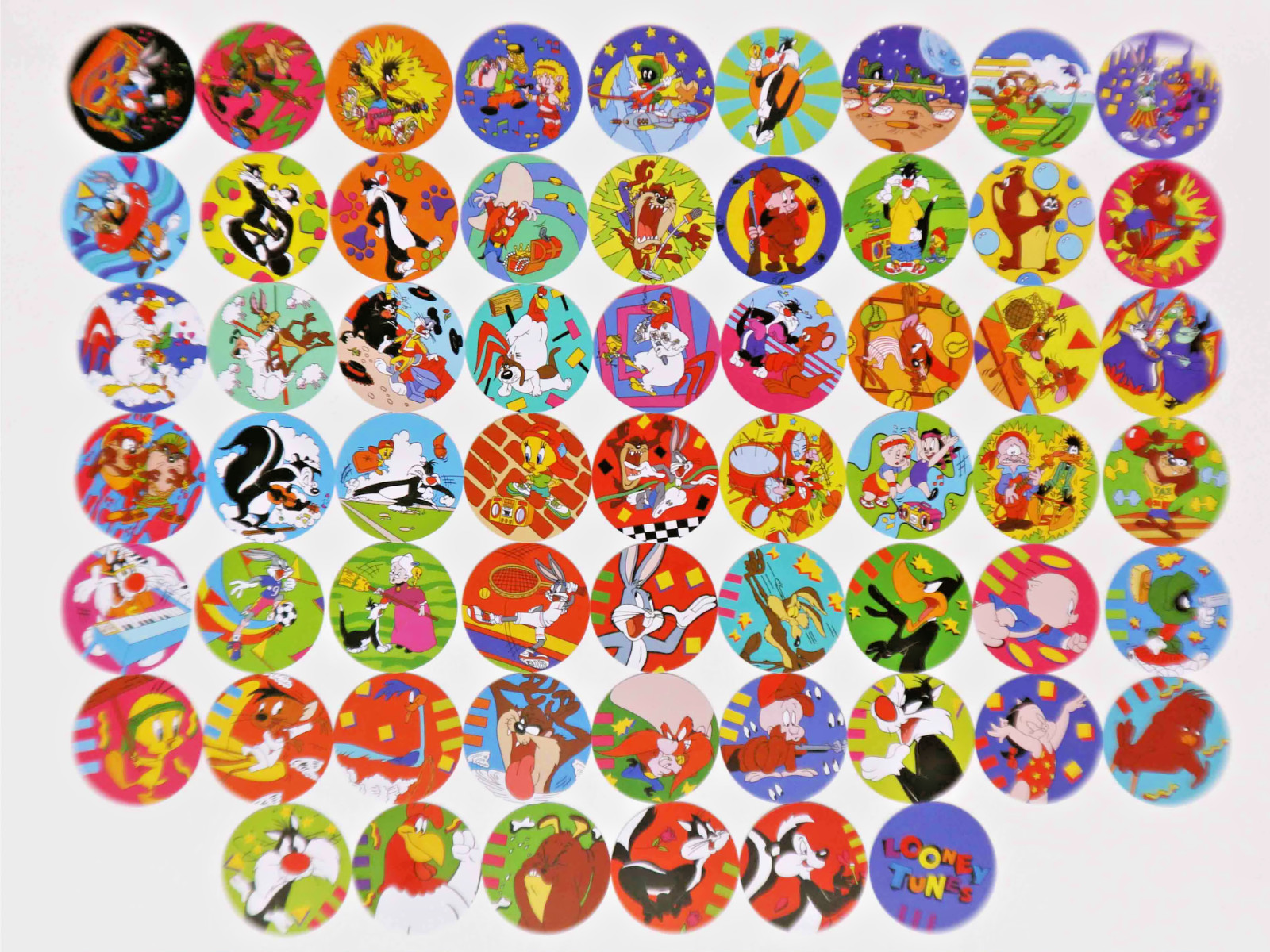 Tazos Looney Tunes 100/100 Complete Set