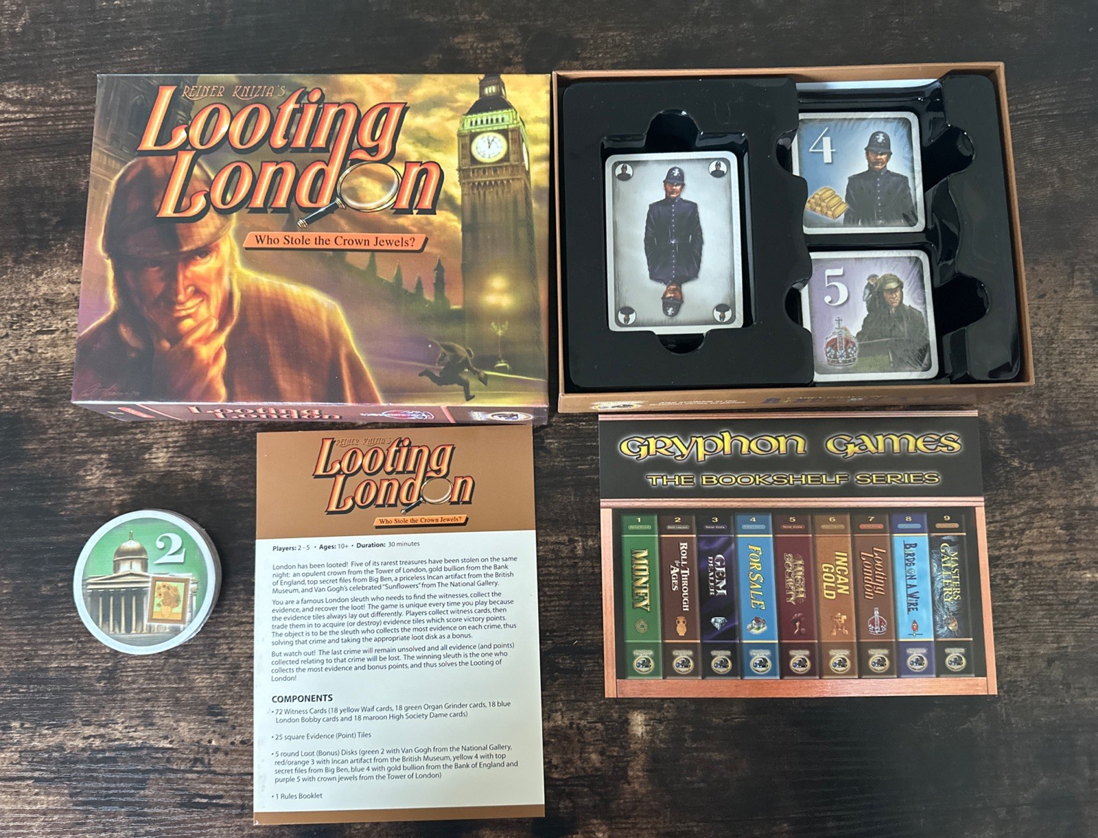 Looting London Card Game Eagle-Gryphon Games Open BX BRAND NEW ABU Games see Pic