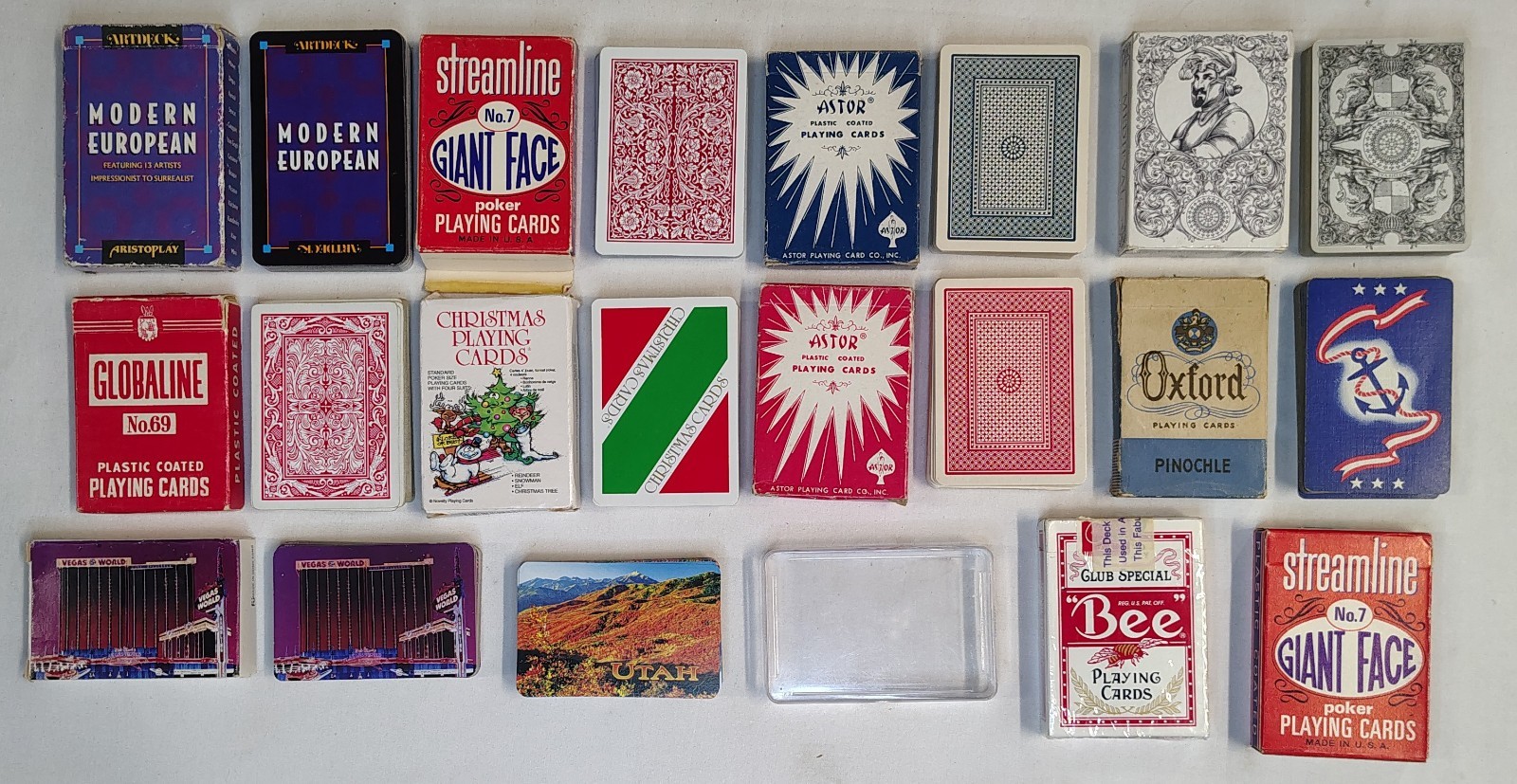 Vintage Domino Sets, Poker Chips, Playing Card Decks