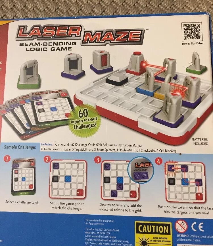 Complete-Lazer Maze Beam Bending Logic Game Ignite Your Mind By Thinkfun