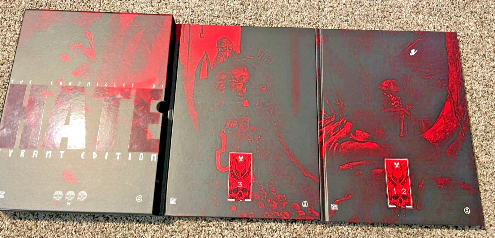 HATE The Comic Book Tyrant Edition & Extras Vol 2 CMON Mini’s Kickstarter NEW