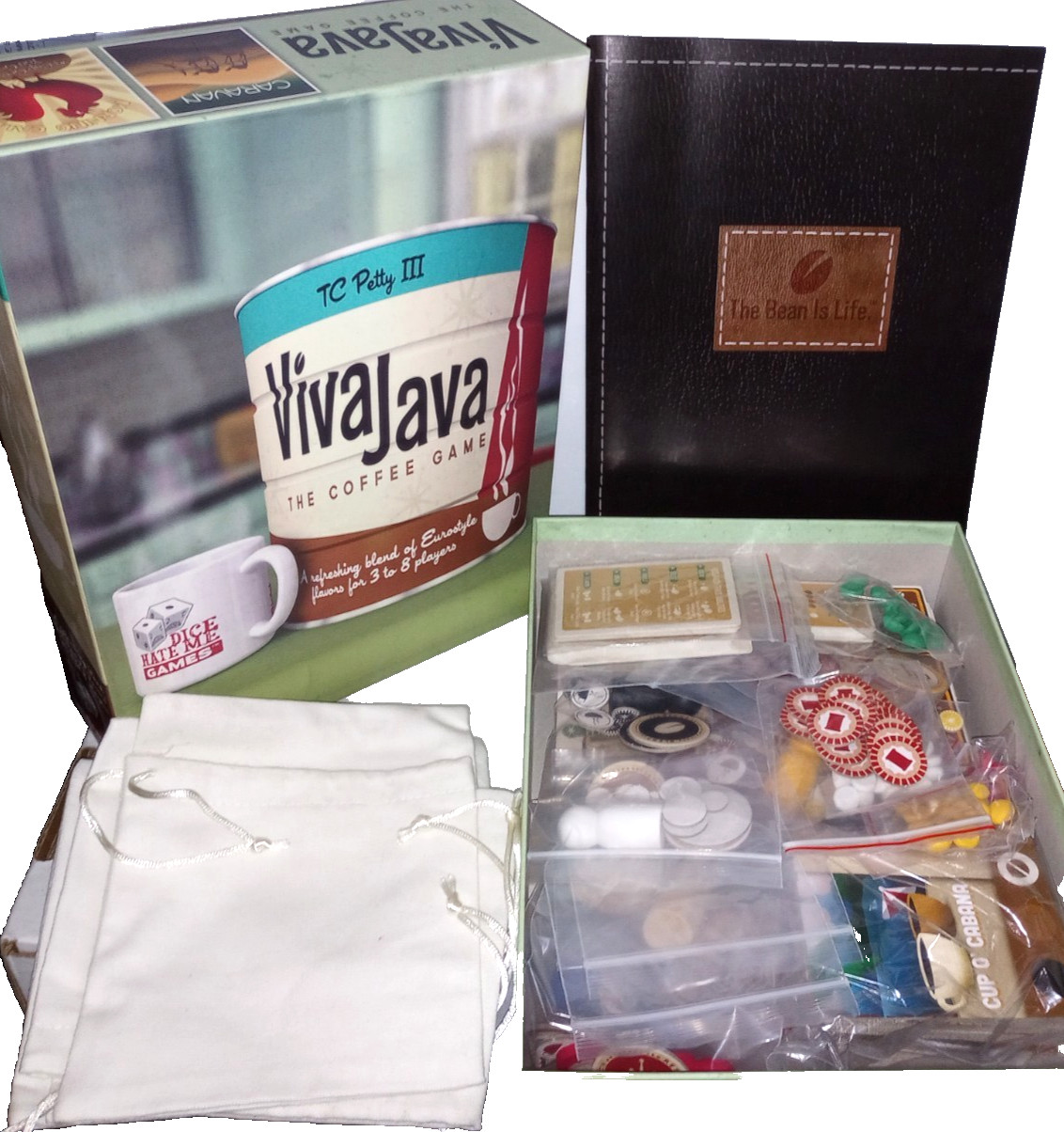 Viva Java The Coffee Game – By Dice Hate Me Games – 100% Complete – Very Good